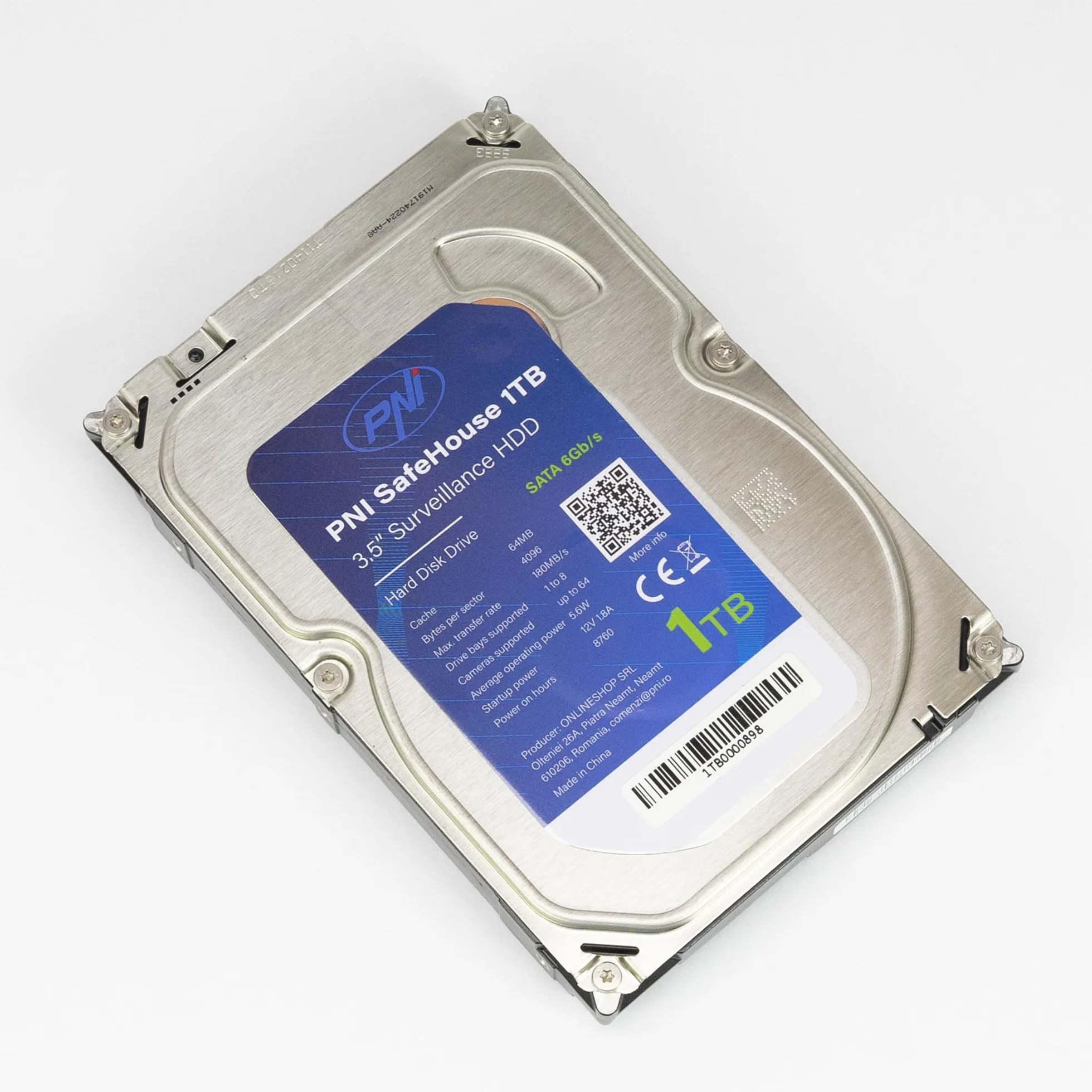 PNI Wewnętrzny dysk twardy SafeHouse 1 TB, 8.9 cm HDD, CCTV, 64 MB, do systemów nadzoru