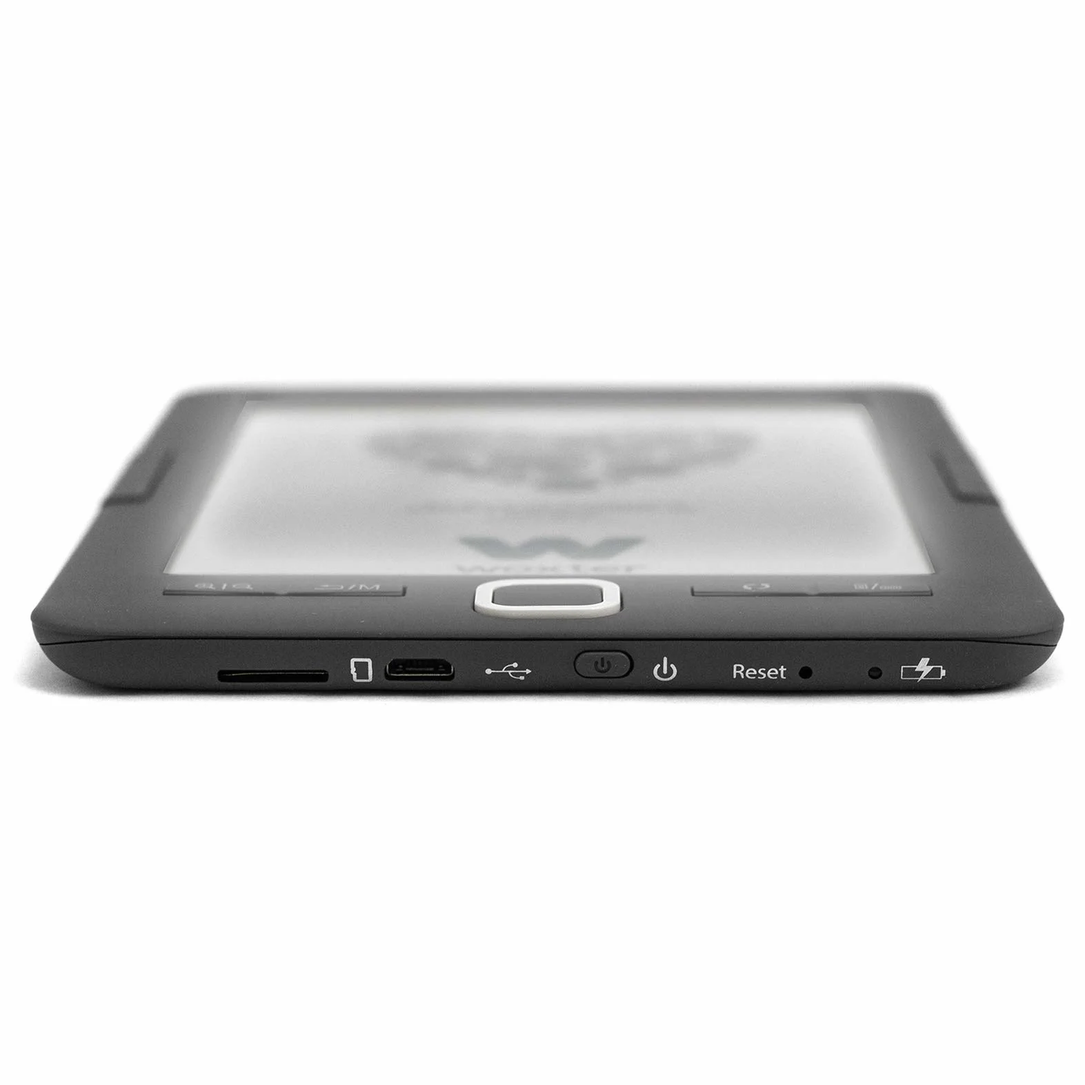 Woxter Scriba 195 Paperlight Black - eBook Reader 6 cali (1024 x 758, e-Ink Pearl, podświetlany wyświetlacz, EPUB, PDF, Micro SD, posiada ponad 4000 książek, tekstura naklejki) kolor czarny