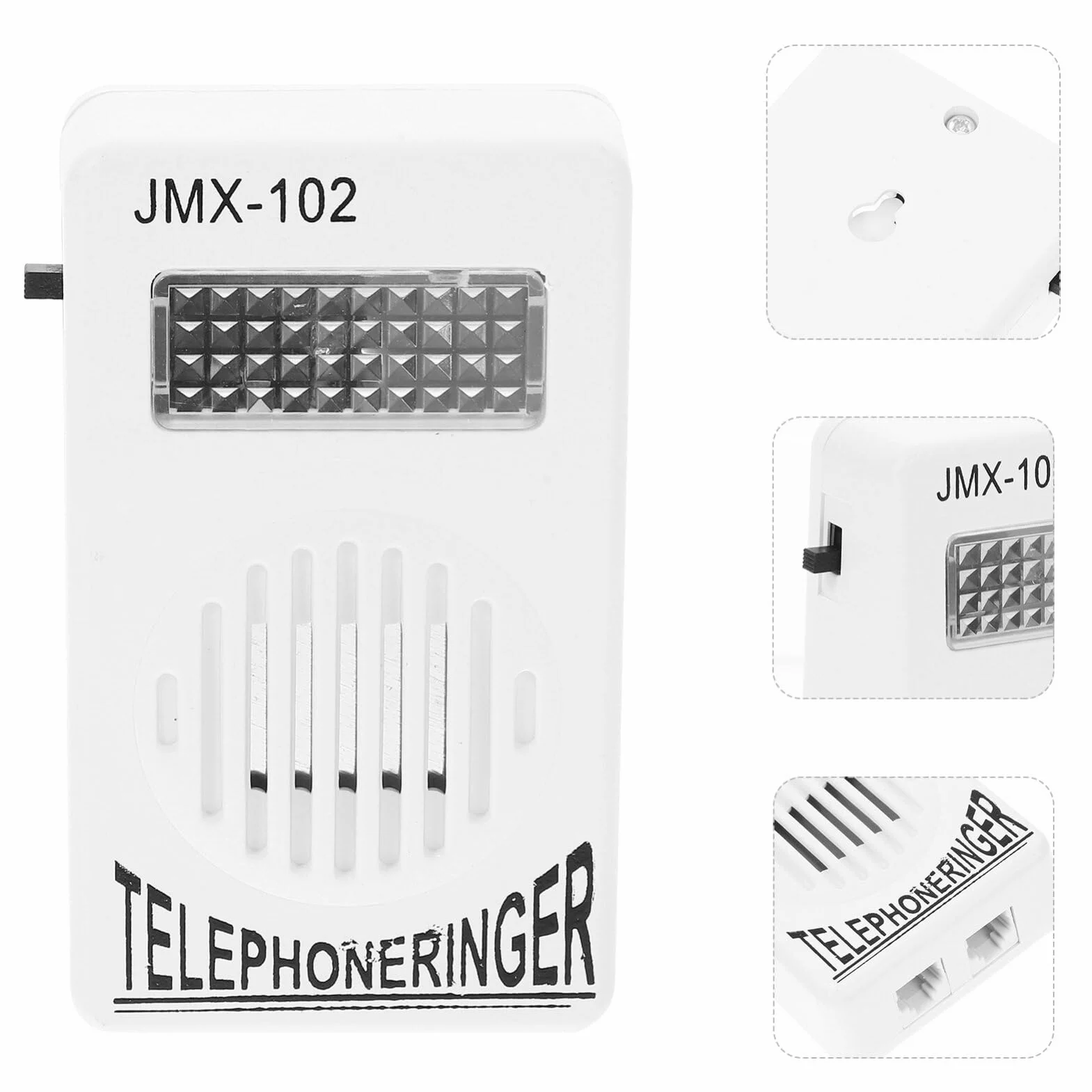 Uonlytech Wzmacniacz Dzwonka Telefonu Głośny Wzmacniacz Dzwonka Do Telefonów Stacjonarnych Do Telefonu Kompatybilny Ze Wszystkimi Systemami Telefonicznymi