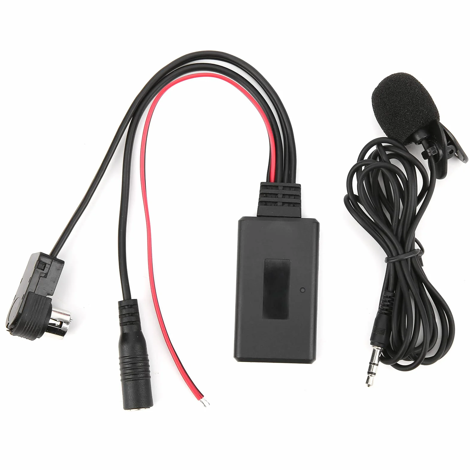 Akozon Adapter Bluetooth AUX, Samochodowy Kabel AUX Bluetooth 5.0 z Mikrofonem Pasuje do Alpine KCA-121B AI-NET CDA-9857 CDA-9886 CDA-117