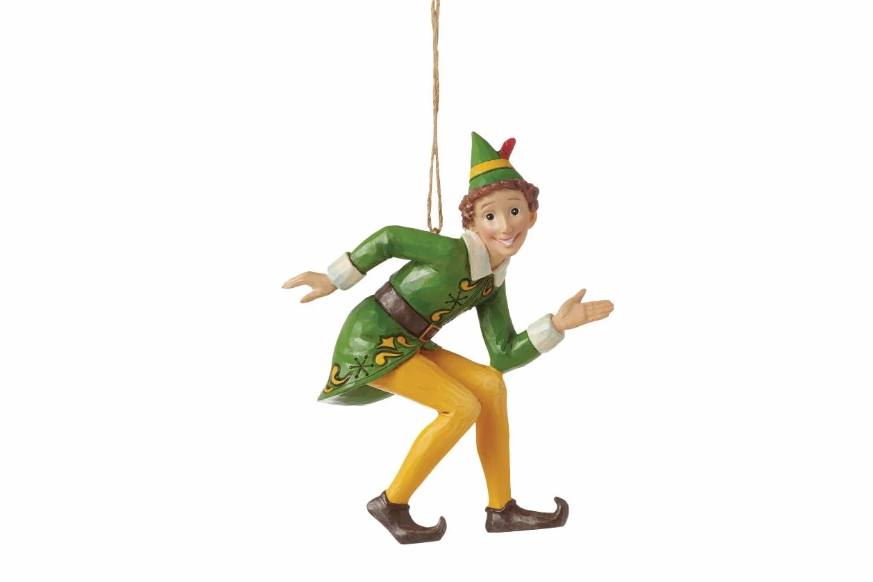 Jim Shore Buddy Elf Crouching Ho wisząca ozdoba