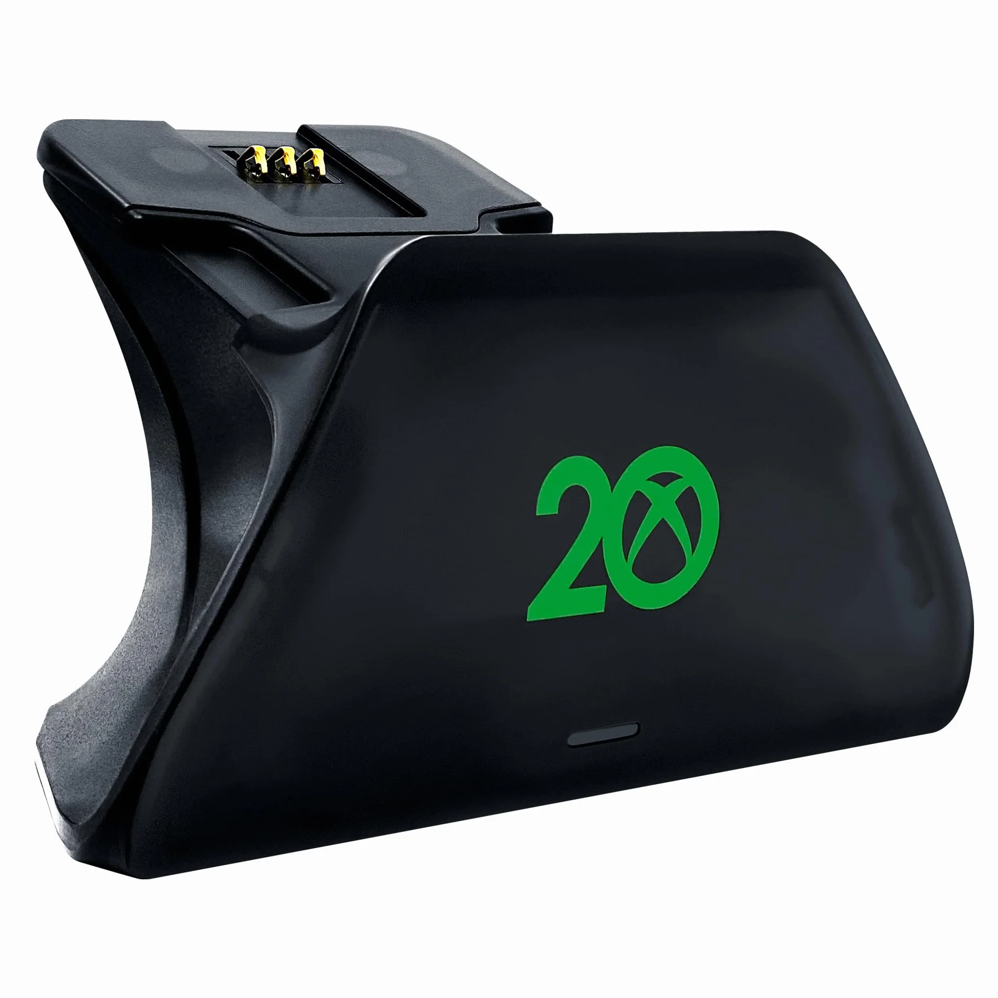 Razer RC21-01750900-R3M1, Uniwersalny stojak do szybkiego ładowania do kontrolerów Xbox (szybkie ładowanie, uniwersalna kompatybilność z nowymi i starymi kontrolerami), Czarny/przezroczysty