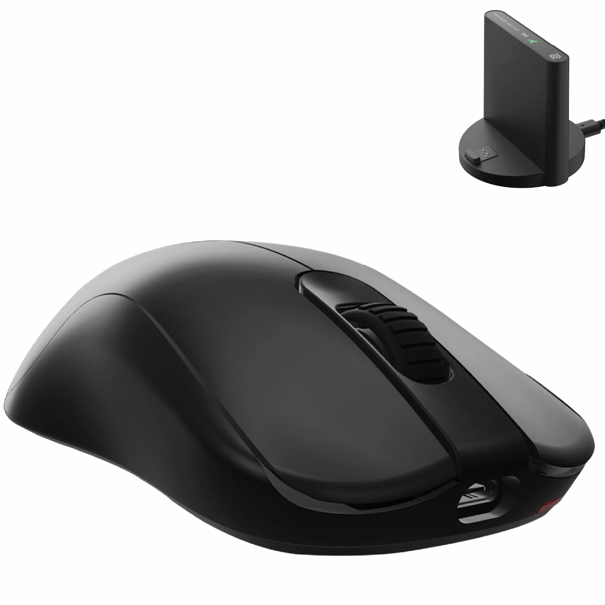 BenQ Zowie FK2-DW 4K bezprzewodowa mysz do e-sportu, ulepszony odbiornik 4K, 65g, symetryczna, bez sterownika, czujnik 3950, częstotliwość odpytywania 4K