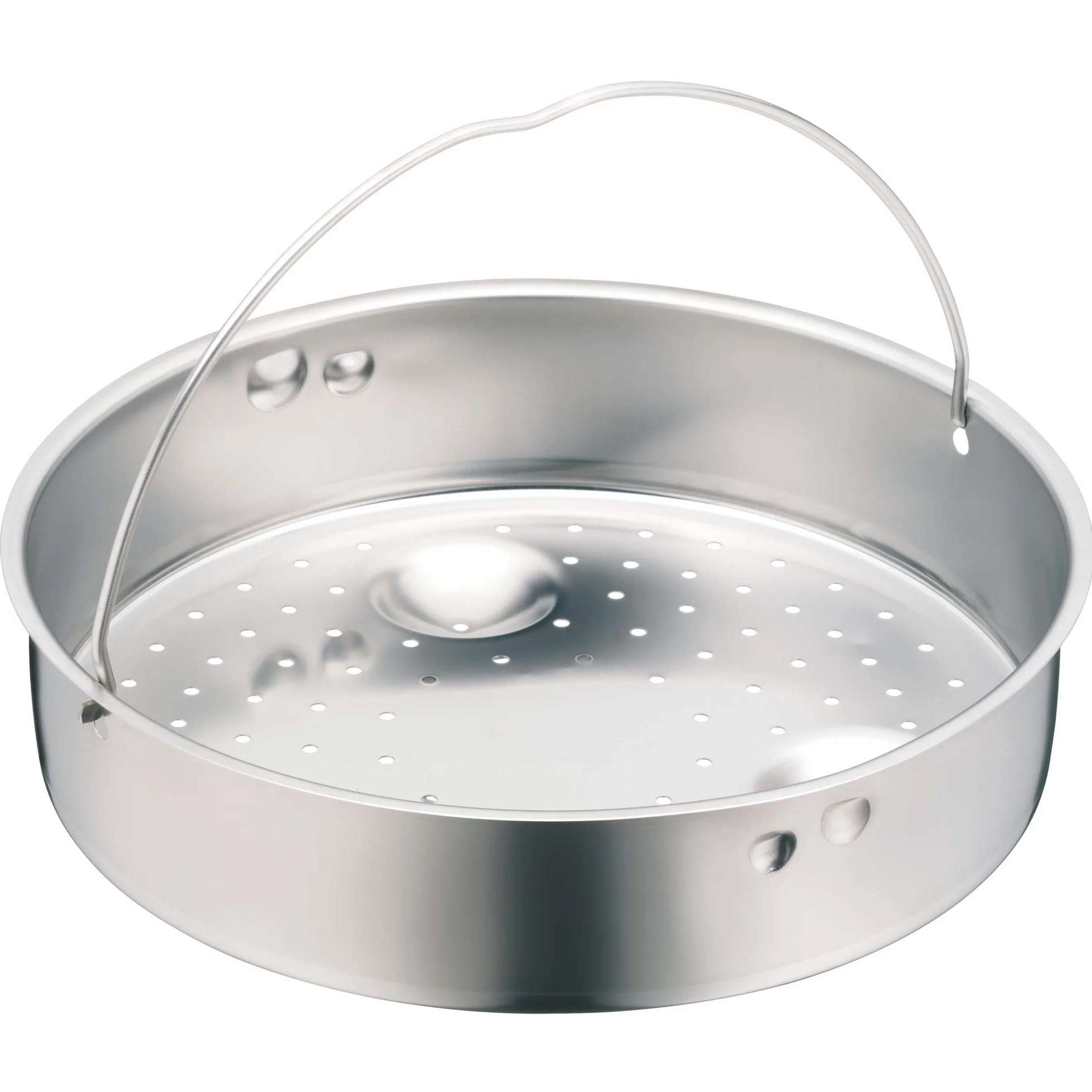 WMF Akcesoria do szybkowaru, wkład do gotowania na parze, z otworami, 5,8 cm, do szybkowarów 3,0 – 8,5 l, stal nierdzewna Cromargan, nadaje się do mycia w zmywarce