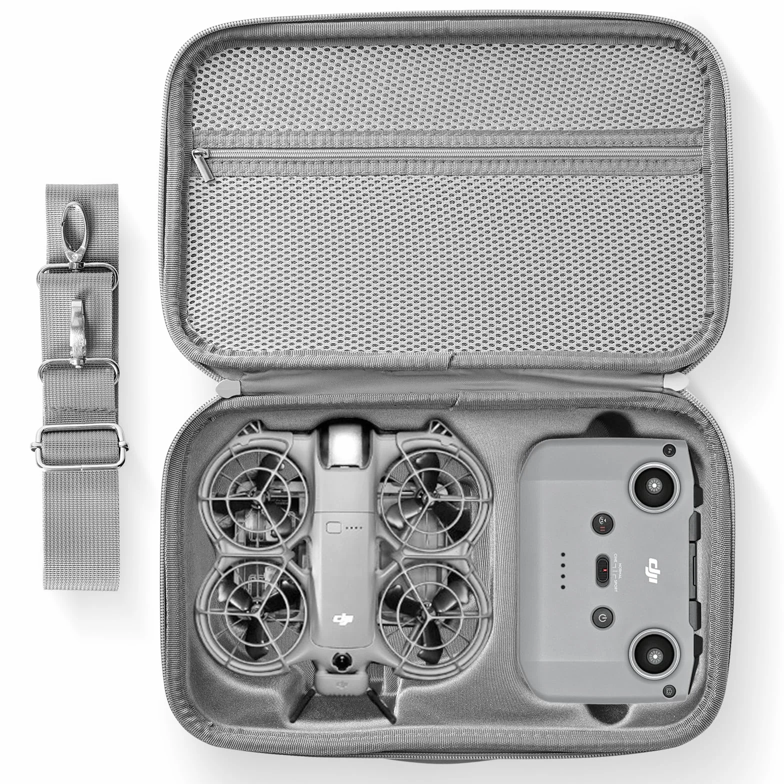 Torba do DJI Neo 2 Case, przenośna obudowa PU do DJI Neo 2 Fly More Combo, torba podróżna, torba podróżna do DJI RC-N3, z paskiem do noszenia