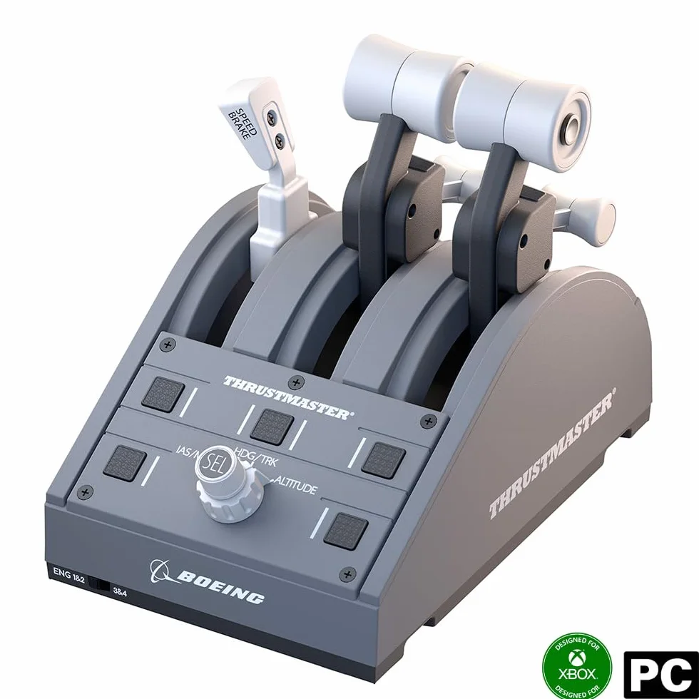 Thrustmaster TCA Quadrant Boeing Edition Replika Panelu Przepustnicy Klapy Hamulec Aerodynamiczny Xbox PC