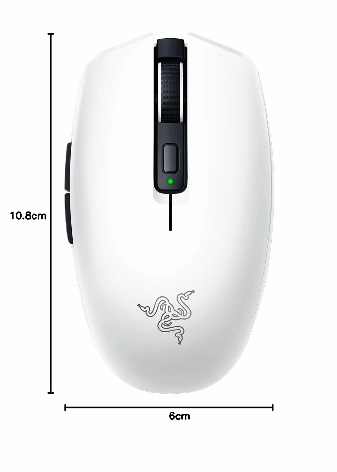 Razer Orochi V2 Mercury - Bezprzewodowa mysz dla graczy mobilnych z baterią o nawet 950-godzinnym działaniu (Ultralekka konstrukcja, 2 tryby bezprzewodowe) Biały