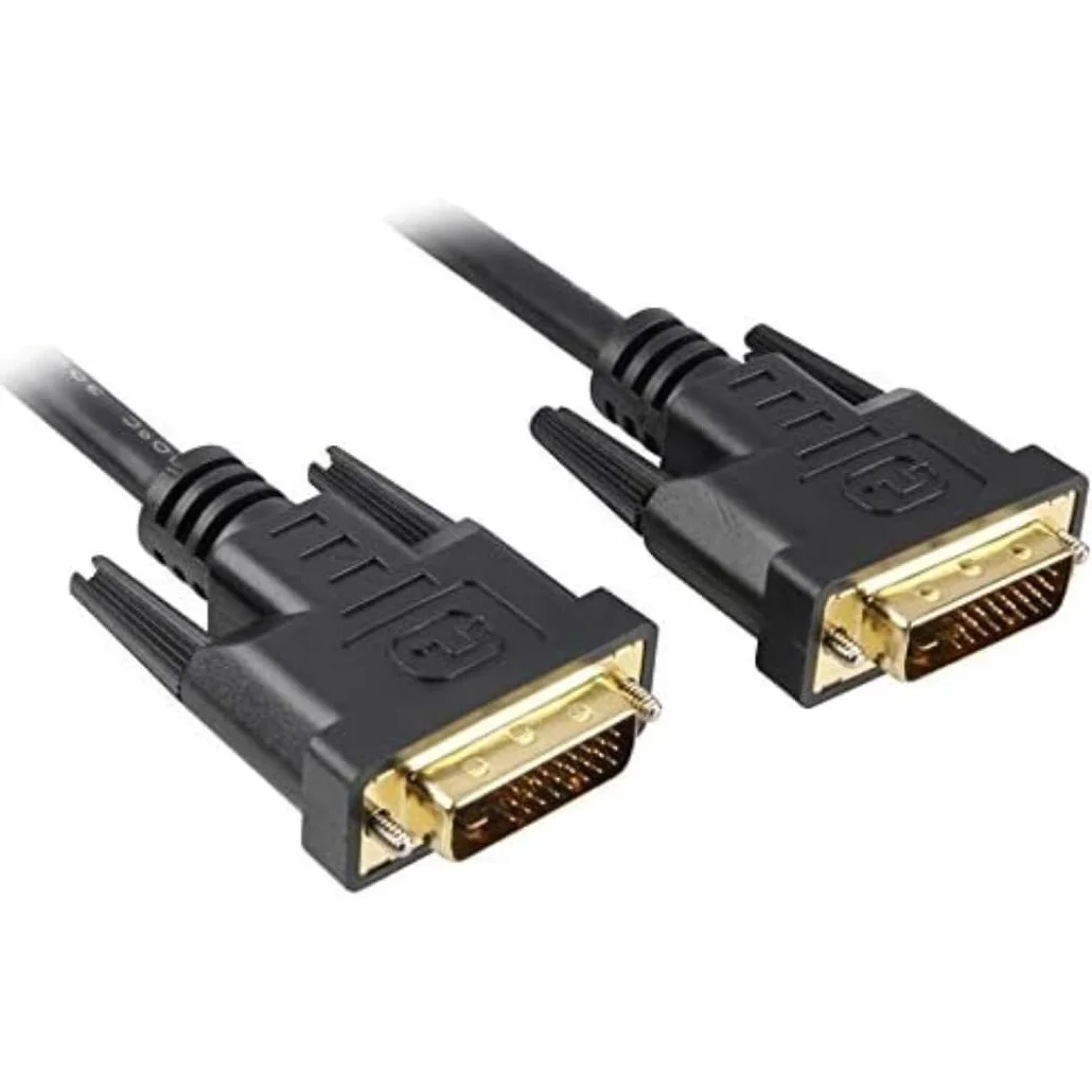 PremiumCord Kabel Połączeniowy DVI - 3 M, Dual-Link, DVI-D (24+1) Męski Do Męskiego, Cyfrowy, Full HD 1080P, Maks. Rozdzielczość: 2560 X 1600 Pikseli 60 Hz, Kolor Czarny
