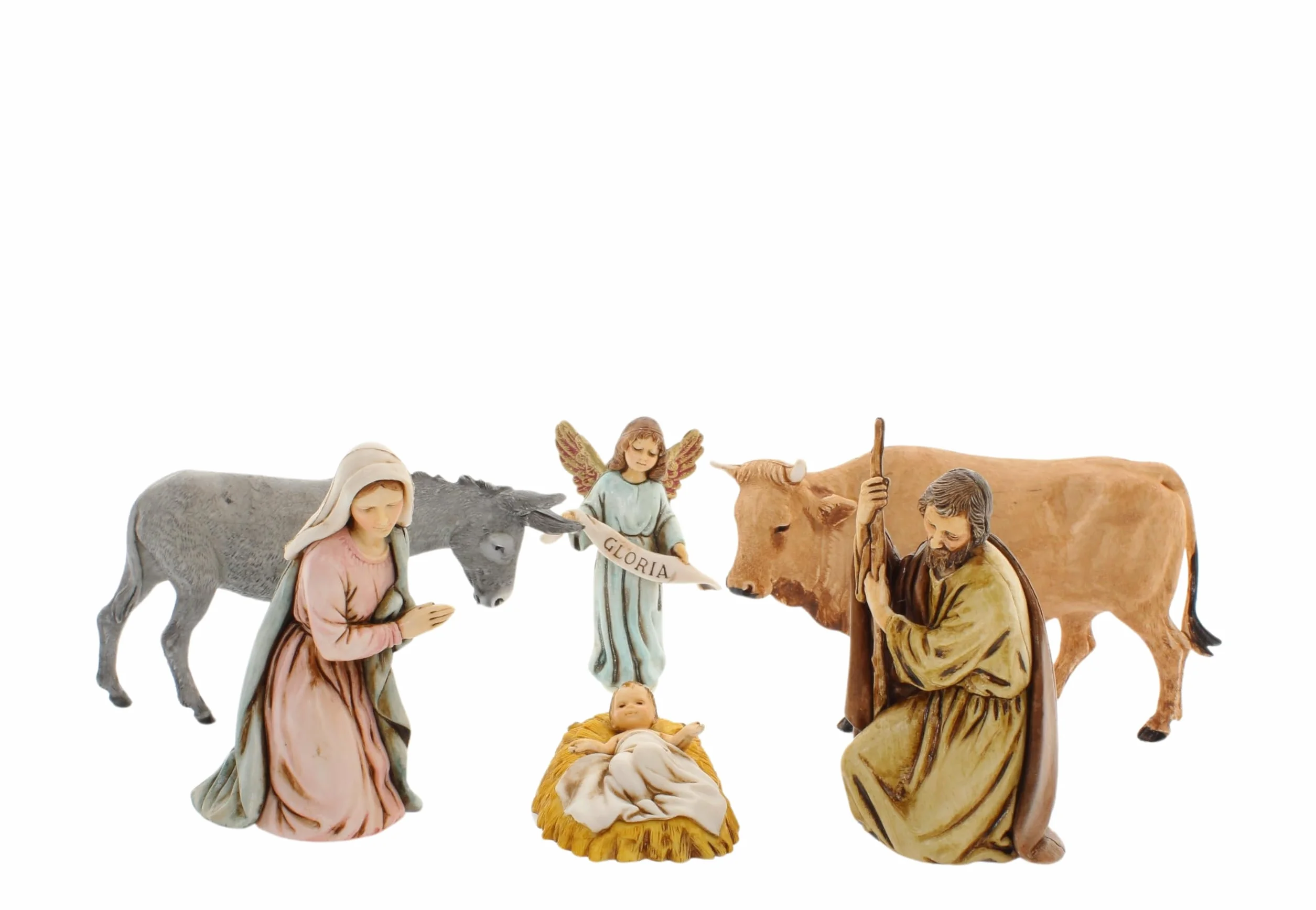 Moranduzzo 420110300 Narodzenie 6 przedmiotów PVC 11 cm
