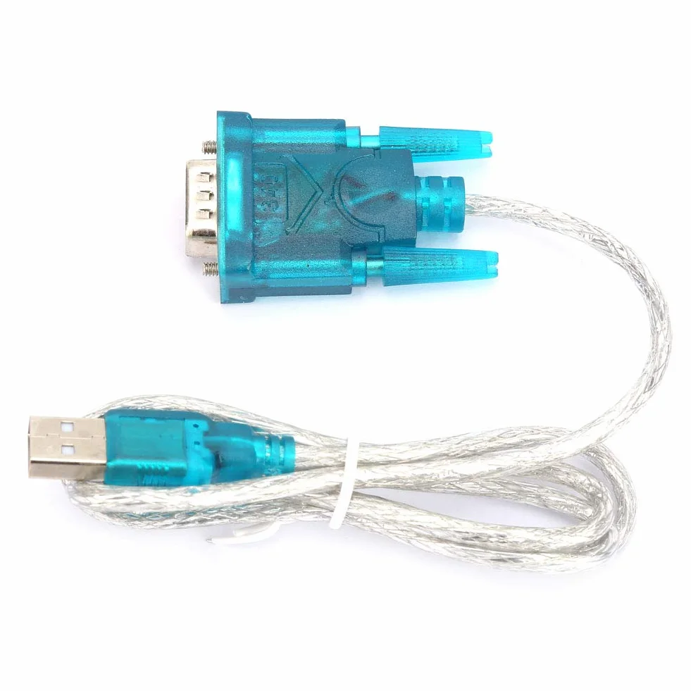 Adapter USB na RS232, 2 Sztuki Kabel Szeregowy 9-Pinowy Kompatybilny z Modemem i Urządzeniami dla Komputerów i Aparatów Cyfrowych