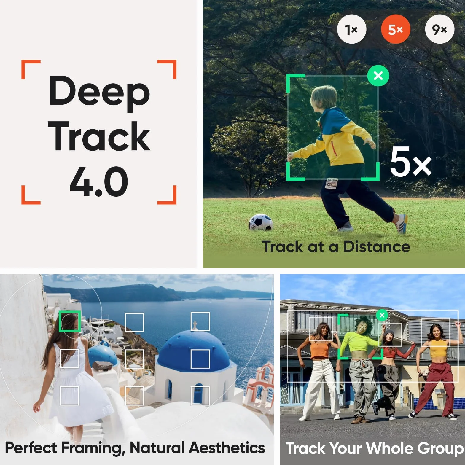 Insta360 Flow 2 Pro AI Tracker-Bundle biały – pierwszy gimbal do smartfona z AI z Apple DockKit, inteligentne śledzenie panoramowania o 360°, swobodne nachylenie, zintegrowany statyw/kijek do selfie