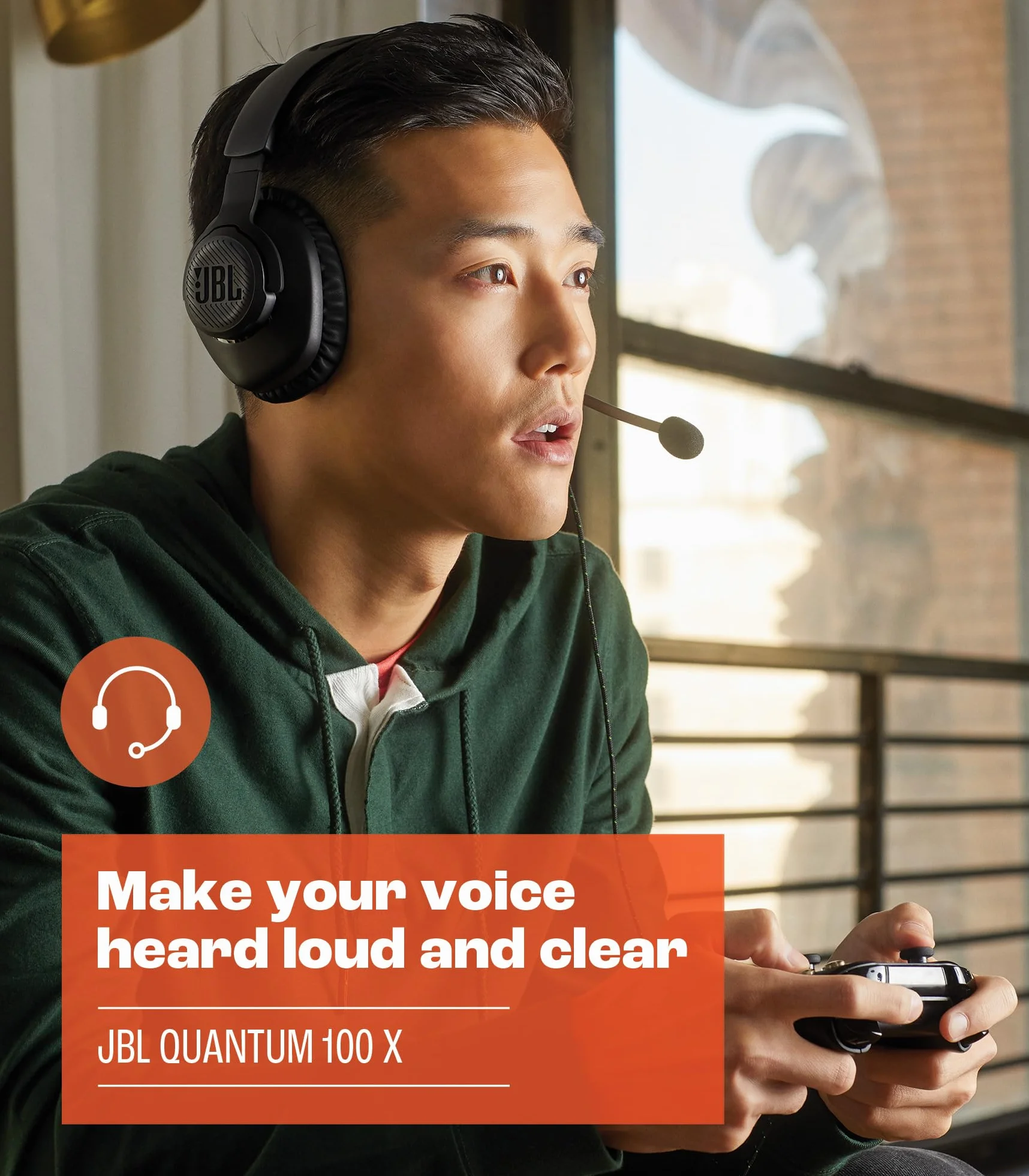 JBL Quantum 100X Console zestaw słuchawkowy do gier Xbox (czarny)