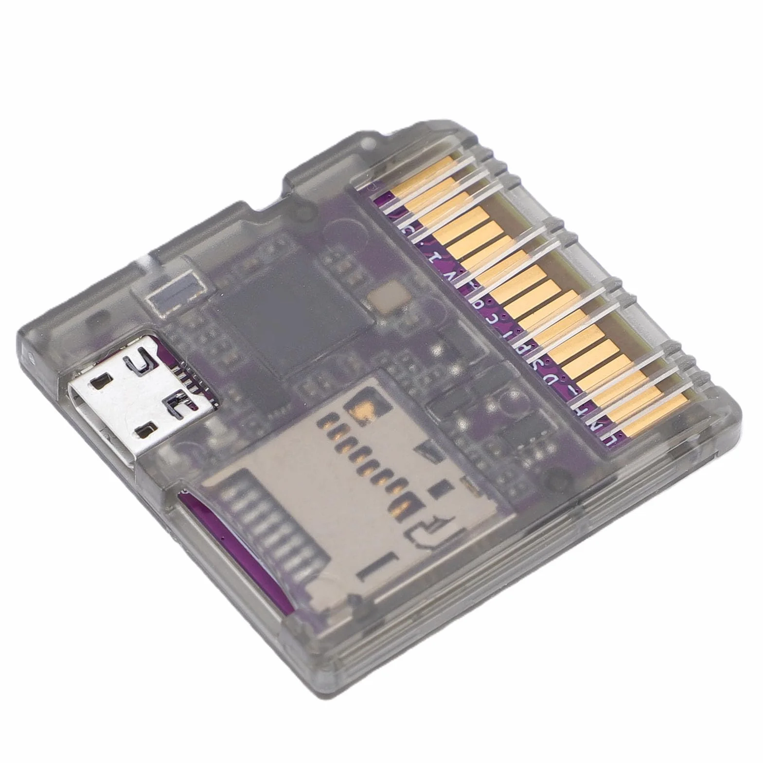 Karta Flash DSPico DS do NDS DSi 3DS 2DS, Zasilana Przez MCU RP2040, kartridż z grą Open Source do Aktualizacji R4 z 6MB/s, Trybem DS i obsługą Programu Uruchamiającego Pico (Przezroczysta