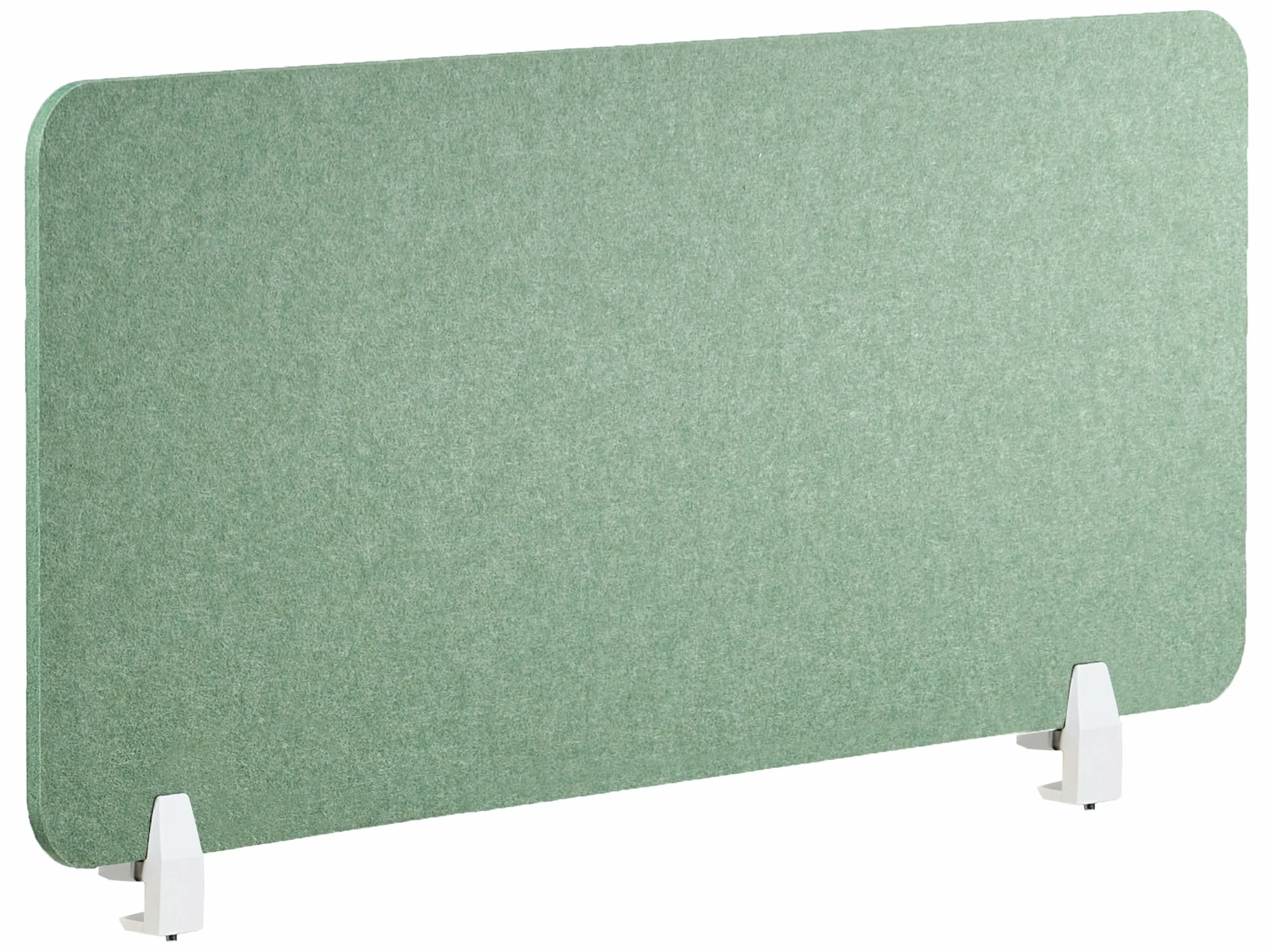 Przegroda na biurko dźwiękochłonna tapicerowana 120 x 50 cm zielona Split