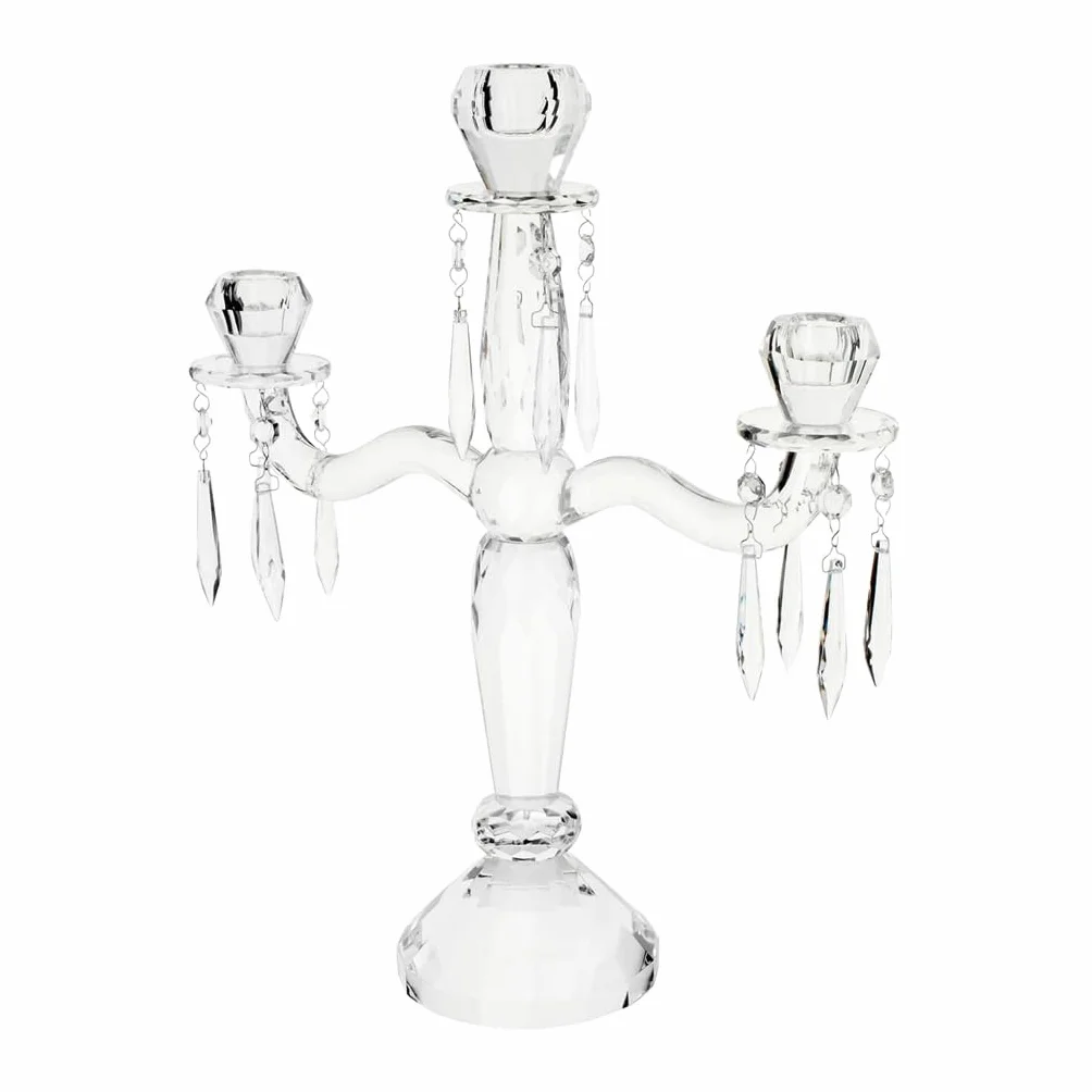 Villeroy & Boch Akcesoria retro kandelabr 3-ramienny 41.4 cm szkło przezroczysty