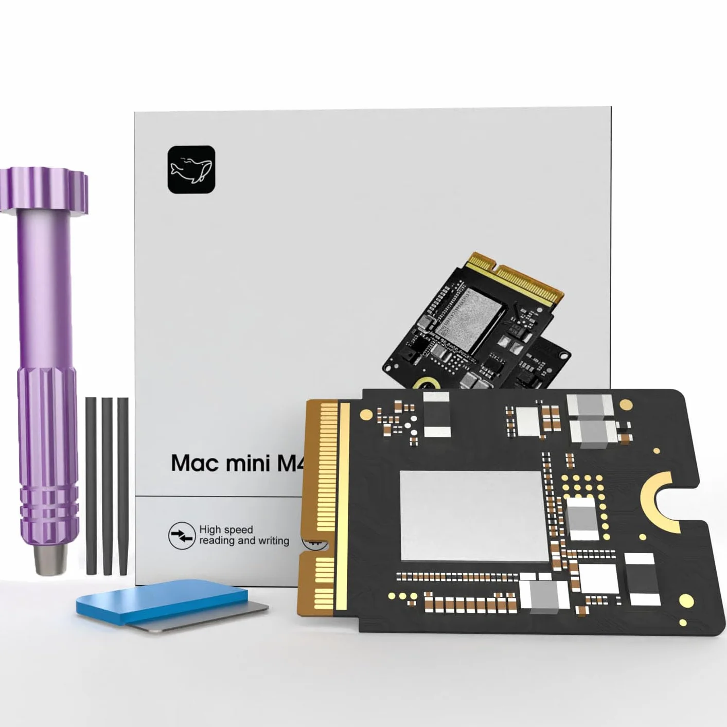 M4 Macmini SSD, rozszerzenie dysku twardego do Mac mini M4-2TB głęboka czerń