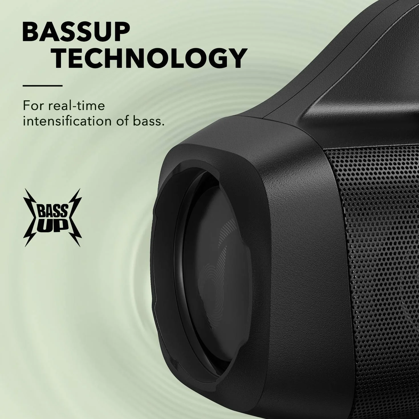 Soundcore Motion Boom głośnik Bluetooth(odnowiona) od Anker z tytanowymi przetwornikami, technologią BassUp, wodoodpornością IPX7, 24-godzinnym akumulatorem, idealny na zewnątrz, do ogrodu i na plażę