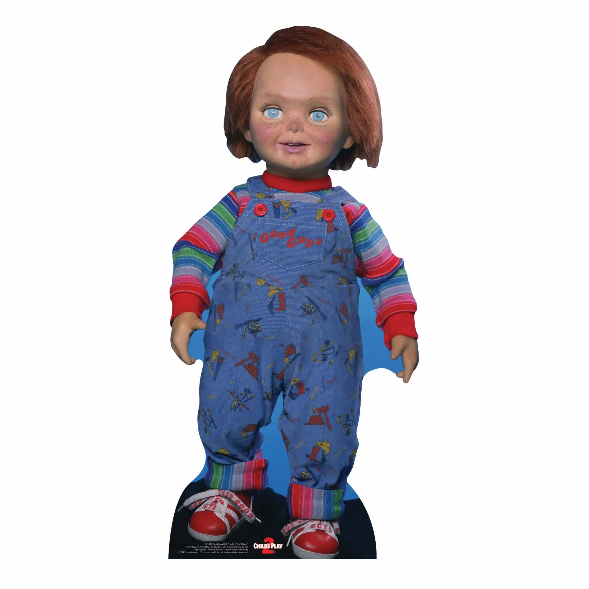 Star Cutouts Ltd SC1326 Good Guys lalka Chucky dziecięca zabawa idealna na Halloween, przyjaciół i fanów