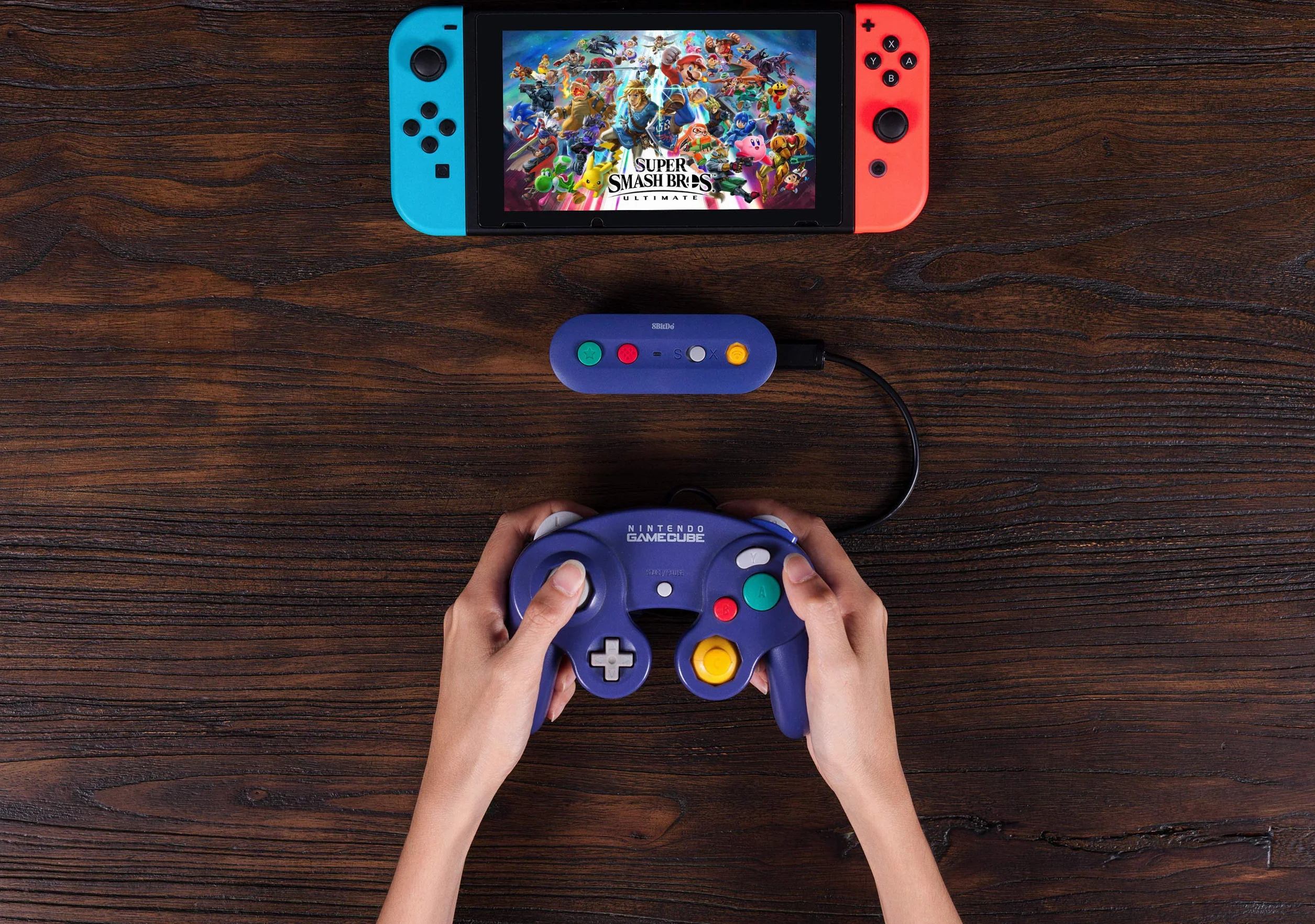 8BitDo G Bros. Wireless Adapter for Classic Nintendo Controllers /Switch
