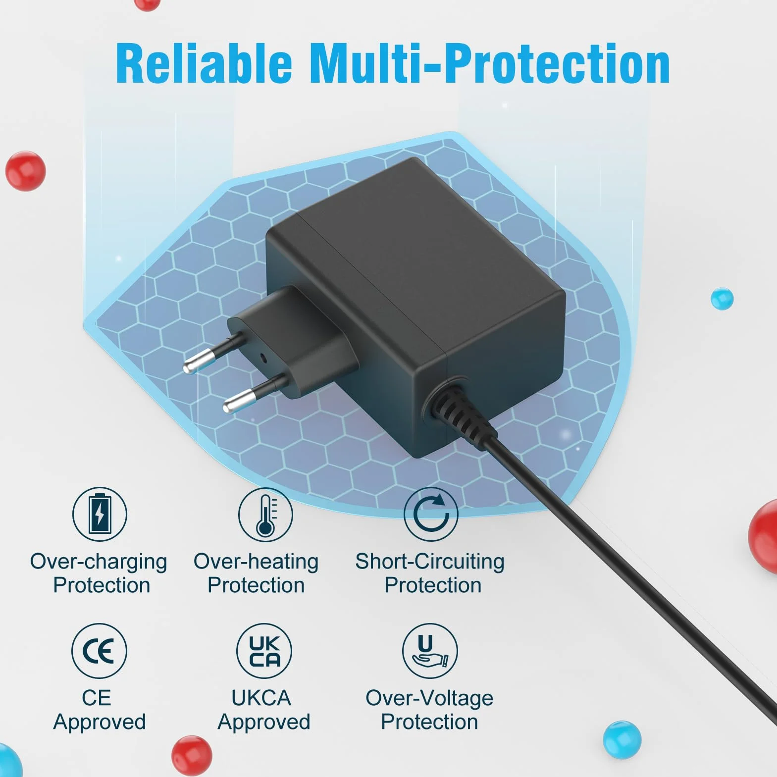 Ładowarka do konsoli Switch 45W 15V/2.6A z kablem 1.5m/5ft do konsoli Switch/Switch Lite/Switch OLED/Switch Deck Dock/Switch Pro Controller, obsługa trybu TV