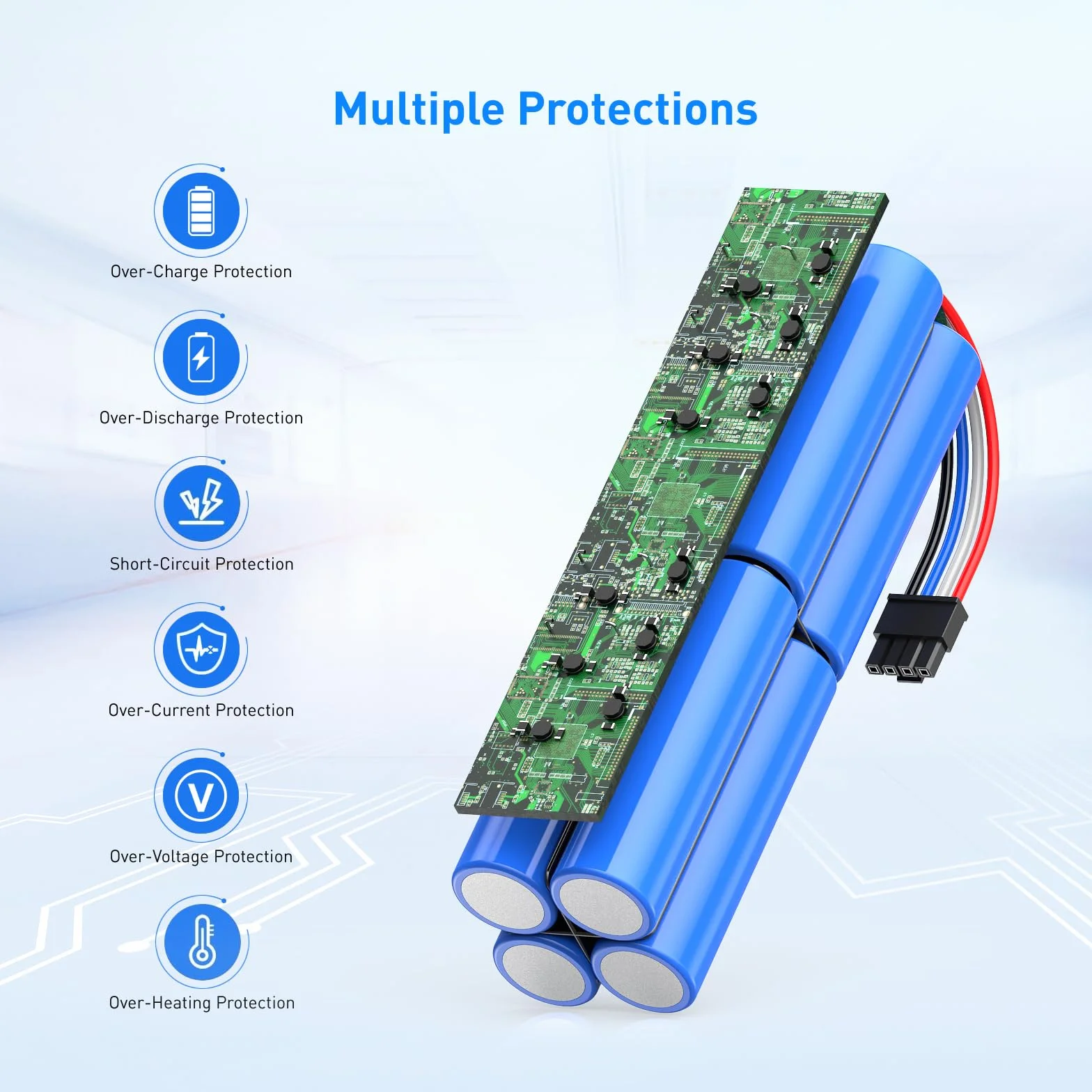 NASTIMA 14.4V 5200mAh Li-Ion Battery Replacement for Dreame D9 F9 L10, Bateria do D9 Pro, D9 MAX, D10 Plus, D10s, L10s Ultra Series Odkurzacz