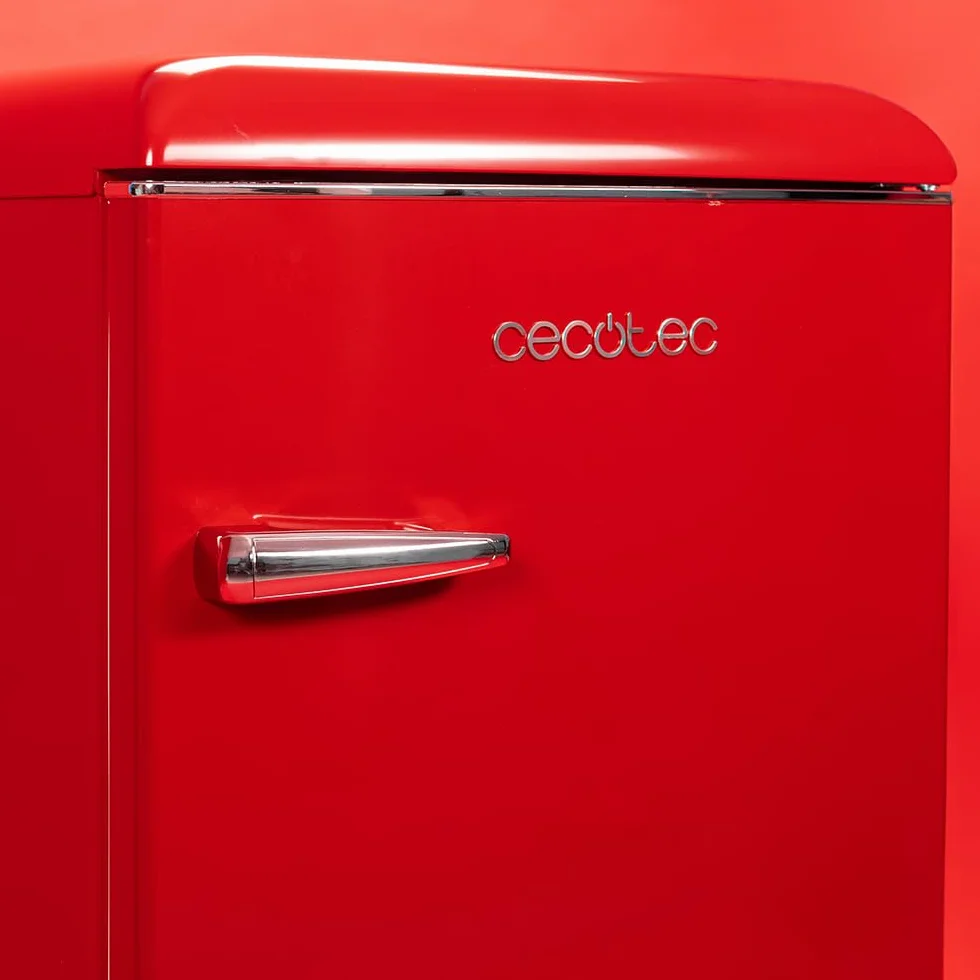 Cecotec Bolero CoolMarket TT Origin 110 Red E. Mini lodówka Retro 1-drzwiowa 110 l