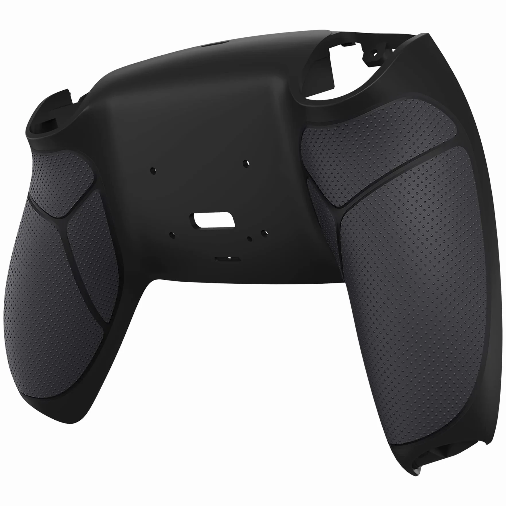 Czarny Wydajna Gumowana Rękojeść Przeprojektowana Back Shell dla ps5 Controller eXtremerate Rise & RISE4 Remap Kit - Controller & Rise Remap Board Nie Są Wliczone W Cenę