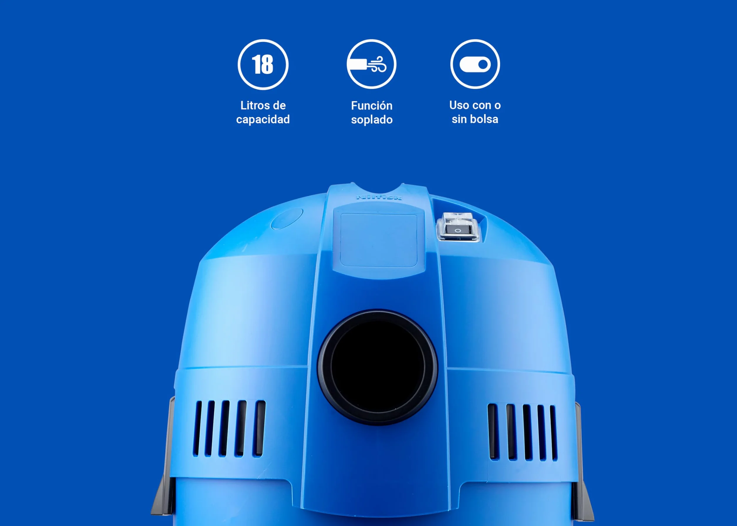 Odkurzacz Nilfisk Buddy II 18 l 1200 W mokro i sucho