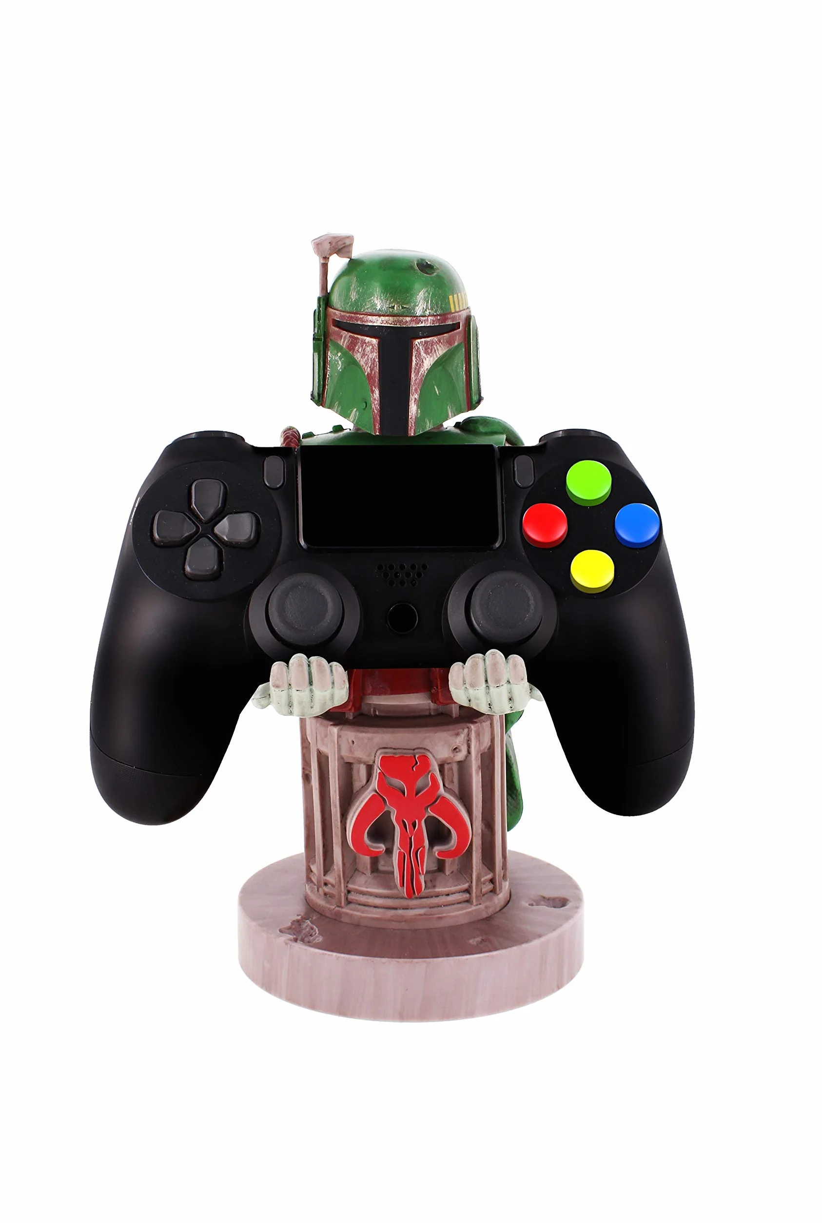 Cable Guys - Star Wars Boba Fett Gaming Accessories Holder & Phone Holder for Most Controller (Xbox Series X, PlayStation PS5, Nintendo Switch) & Phone (iPhone, Google Pixel, Samsung)