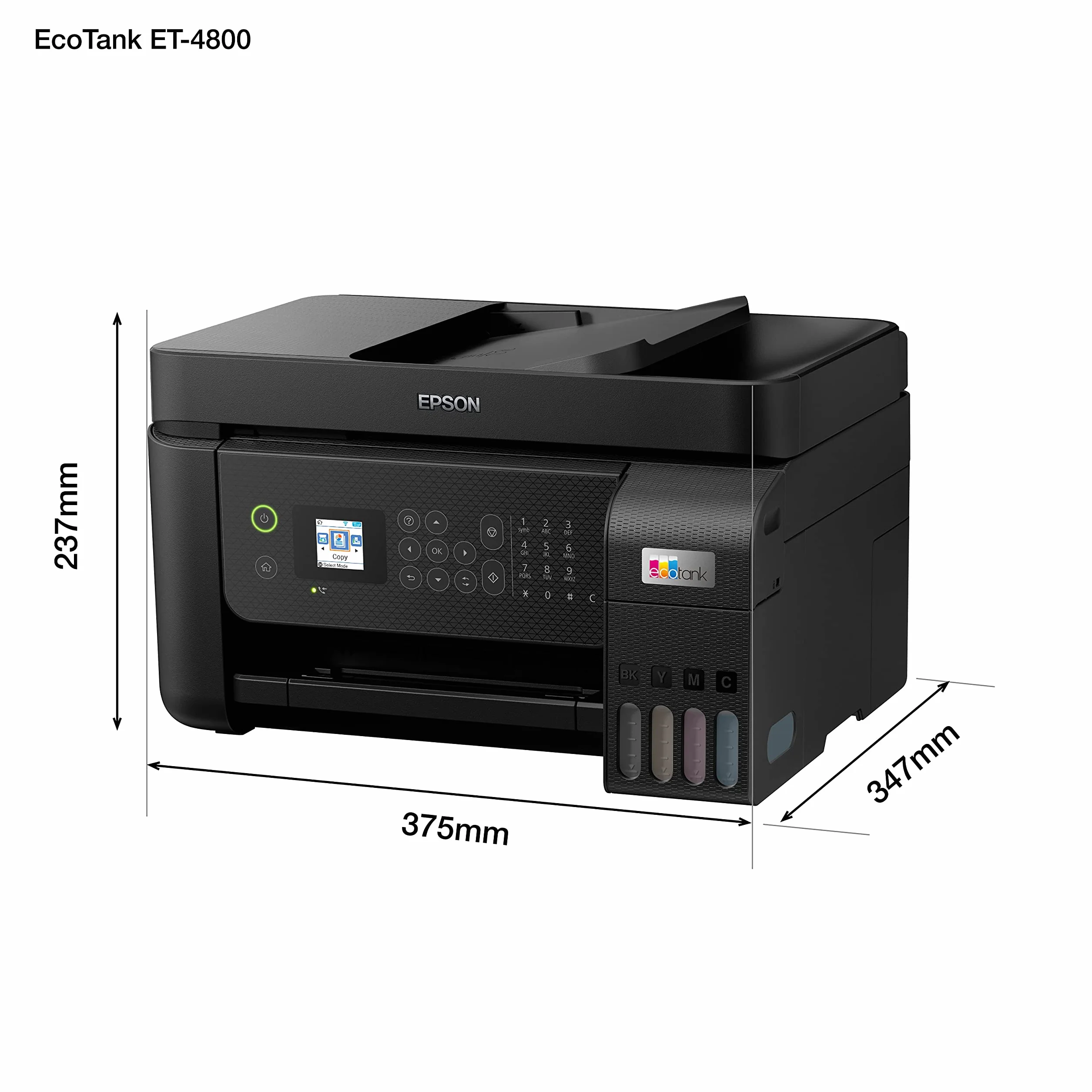 Epson EcoTank ET-4800 Atramentowa A4 5760 x 1440 DPI 33 stron/min Wi-Fi