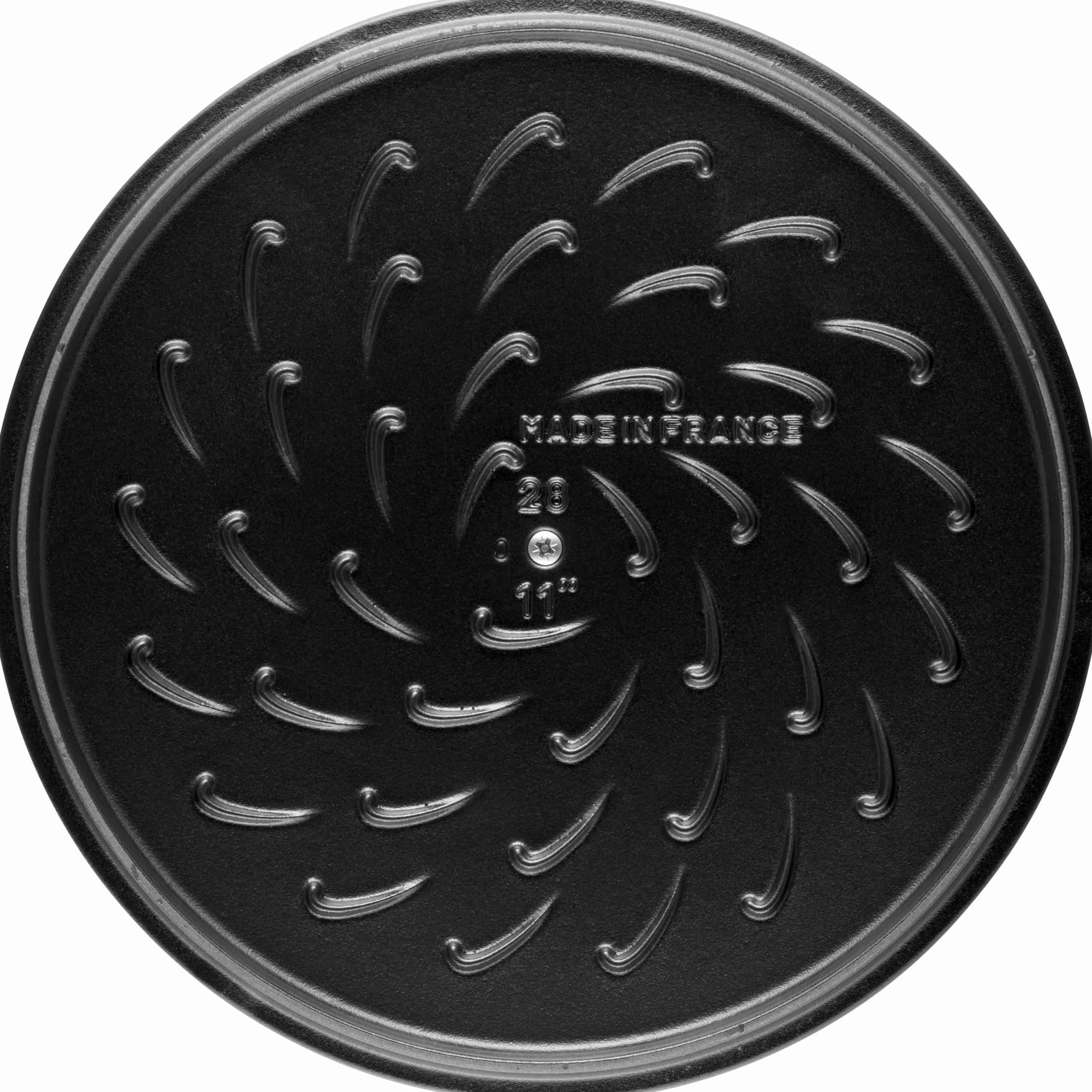 STAUB Gusseisen Bräter, rund 28 cm, 3,7 L, Kirschrot