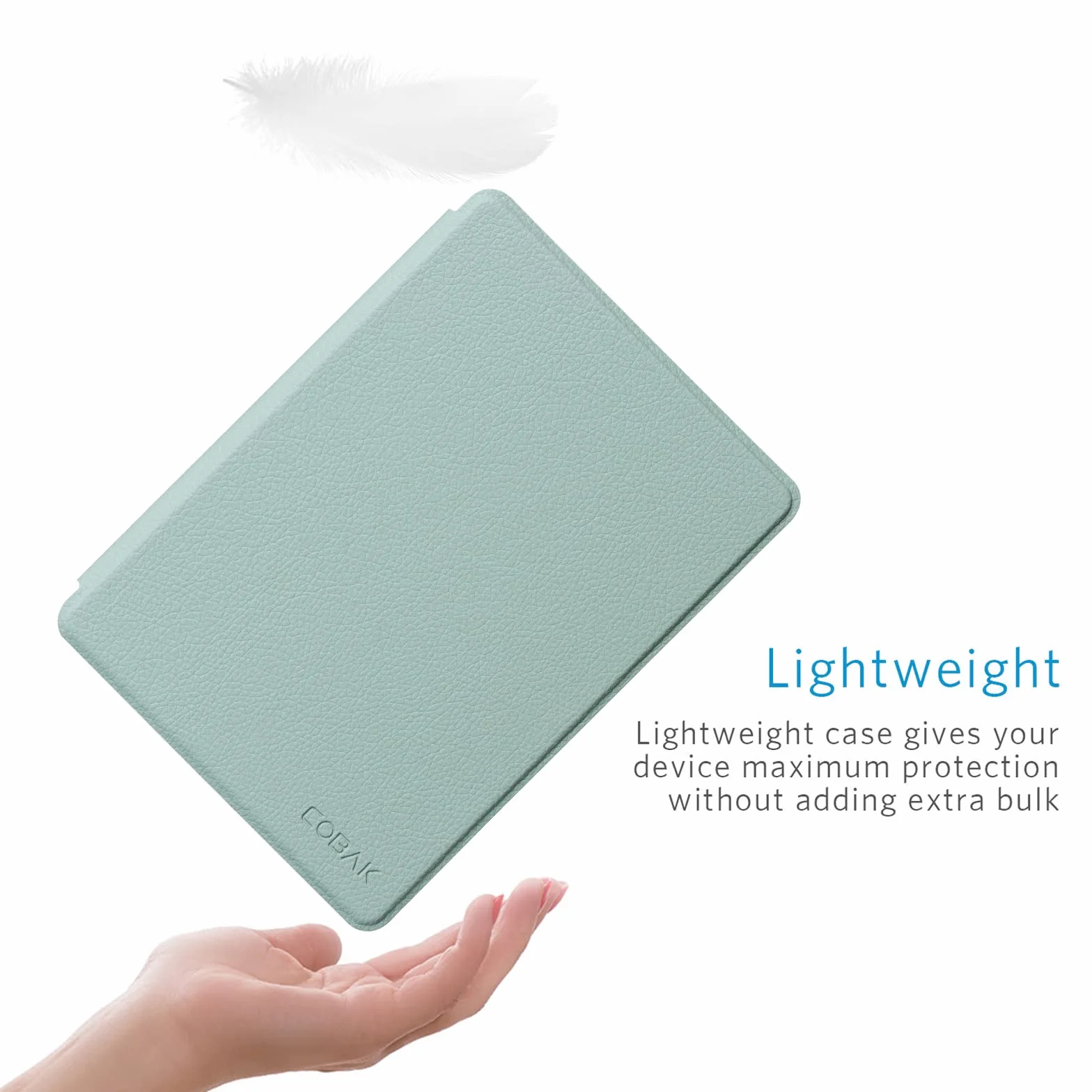 CoBak Etui Case for 6,8" Kindle Paperwhite (11. Generation - 2021) i Kindle Paperwhite Signature Edition - najcienszy i najlzejszy pokrowiec ochronny z funkcja Auto Sleep/Wake, Matcha Zielona