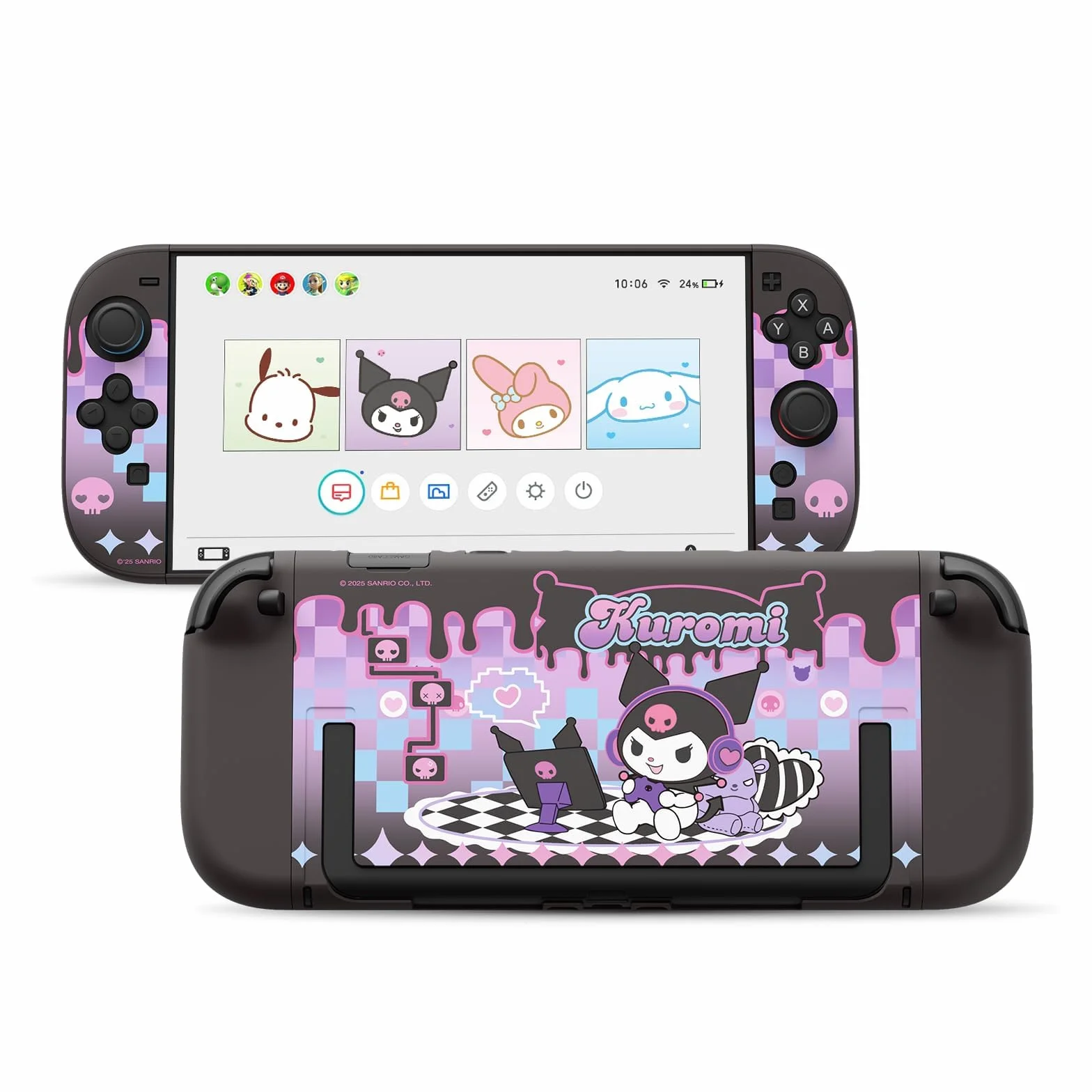 Kuitmor Etui ochronne do Switch 2 Model 2025, Twarda obudowa z kompleksową ochroną dla konsoli i Joy-Con