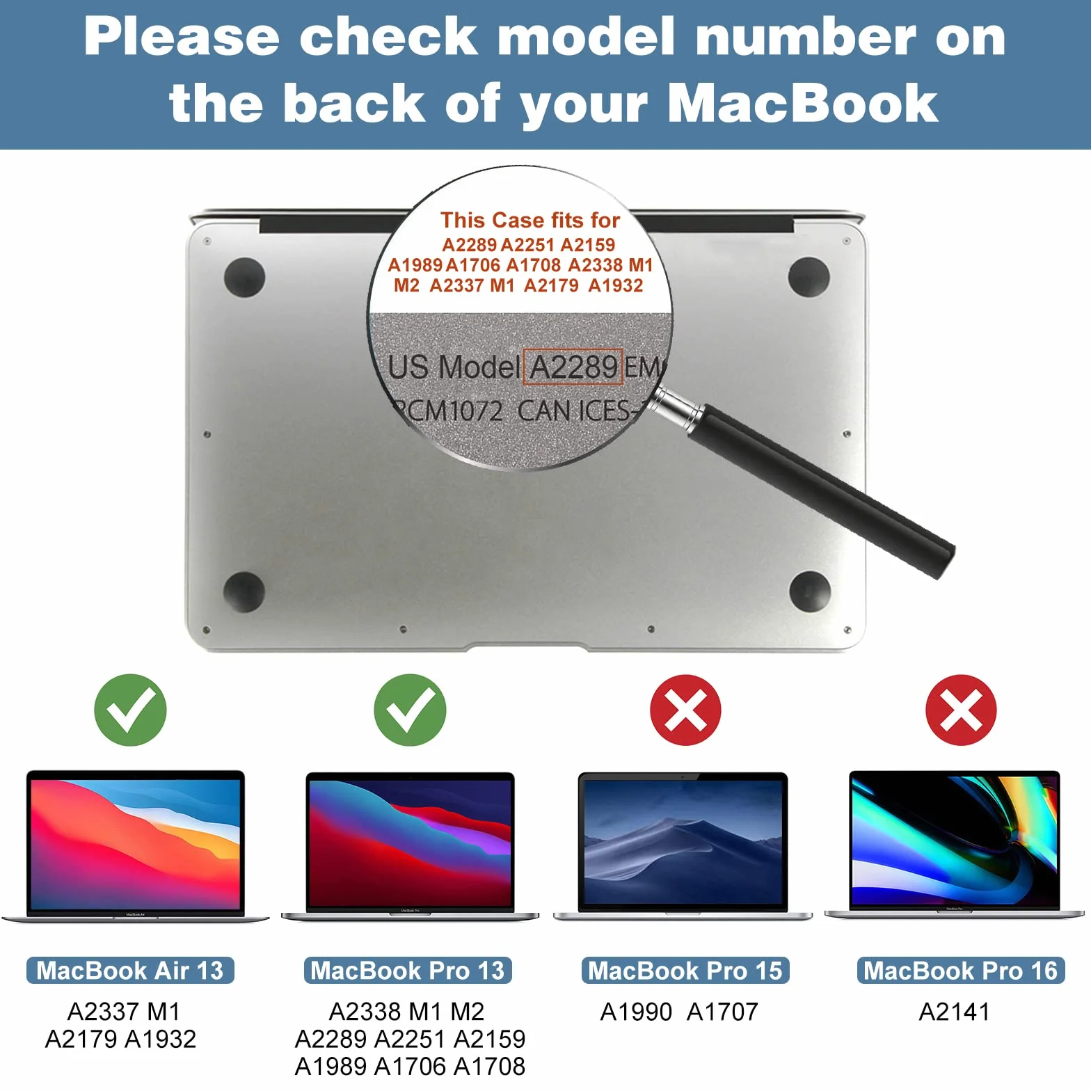 ProCase 2 sztuki folii ochronnej na wyświetlacz o twardości 9H do 13 cali MacBook Pro 13 / MacBook Air 13, folia ochronna na wyświetlacz szkło hartowane, folia ochronna na ekran Screen Protector,