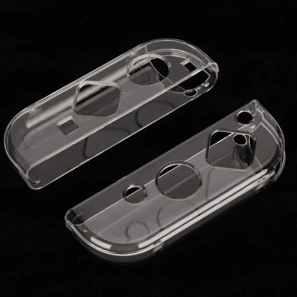 Przezroczyste etui ochronne do kontrolera gier, zamiennik etui na kontroler kieszonkowy DIY do przełącznika, ochrona przed kurzem/zadrapaniami do Gamepad