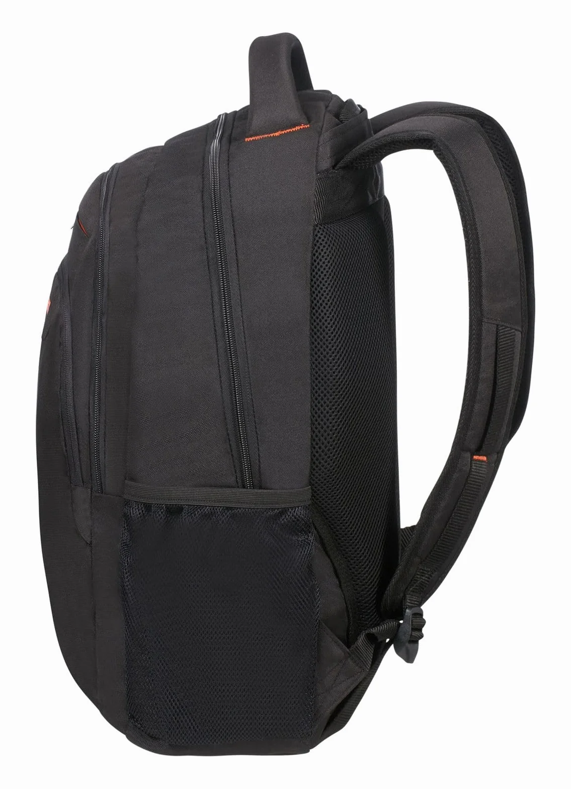 American Tourister AT Work - Plecak na laptopa 17.3 cala, 52 cm, 34 L, Czarny/Pomarańczowy (Black/Orange)