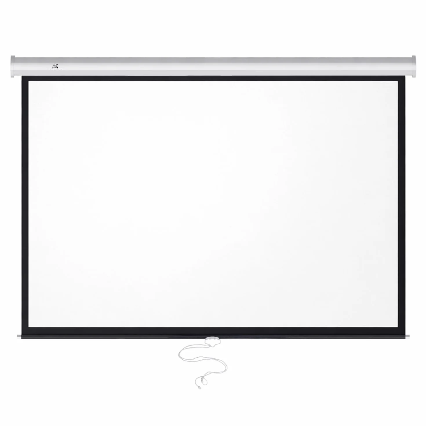 Maclean MC-591 Profesjonalny Ekran Projekcyjny, Podwieszane Mobilne Płótno, Przenośny Ścienny Ekran Służący Jako Kino Domowe, Przekątna Obrazu 120'' Format Obrazu 4:3, Wymiary Ekranu 240x180