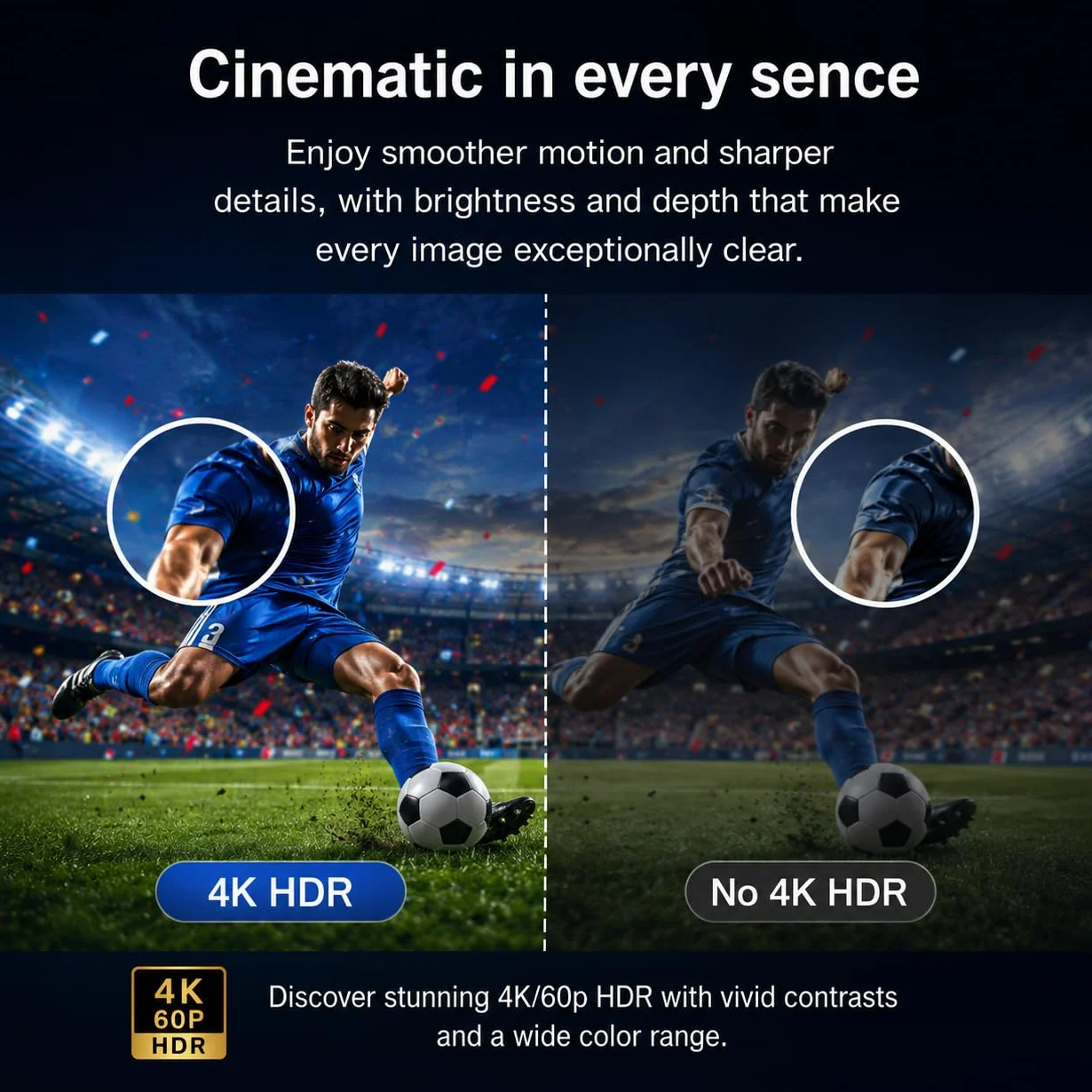 EZCast Ultra U2 4K/60Hz bezprzewodowy adapter wyświetlacza Wi-Fi 6 HDR do systemów Windows, MacOS, Android i iOS, obsługuje DLNA, Airplay, Miracast i Peer-to-Peer, lustro ekranu i rozszerzenie do