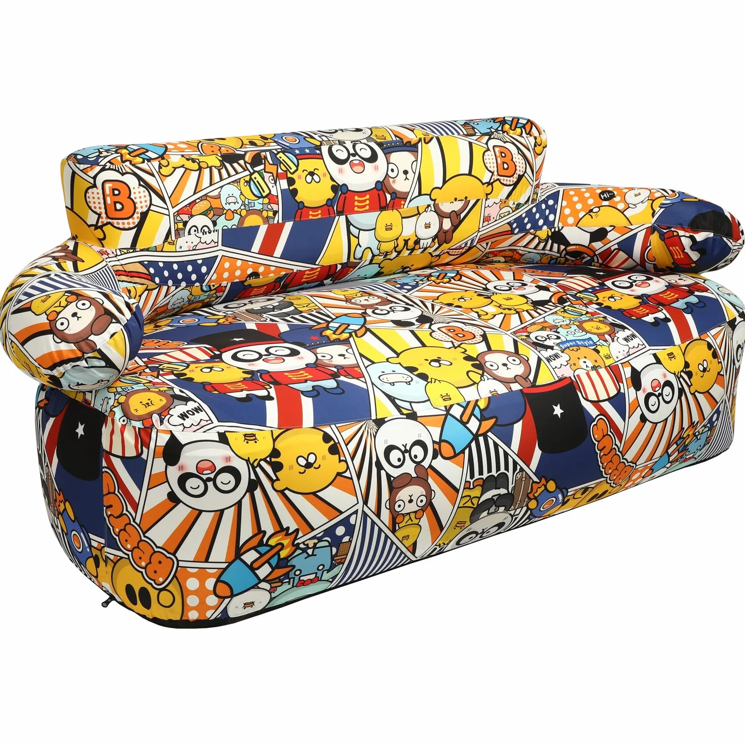 Yolco GS2P nadmuchiwana sofa wielokolorowa