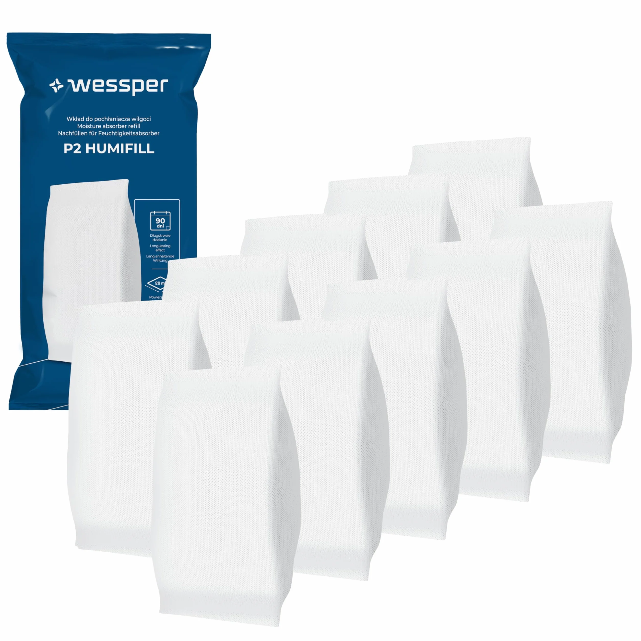 Wessper worek uzupełniający do osuszacza powietrza granulat 250 g