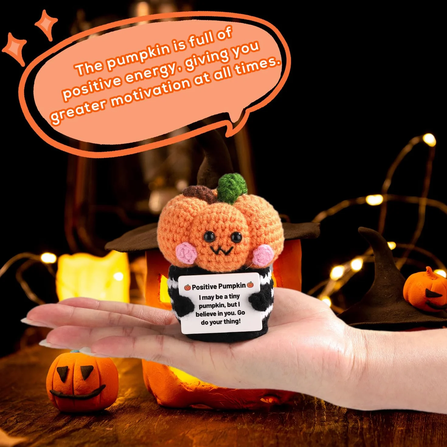 Dynia Szydelkowa Dzianinowa Dekoracja Imprezy na Święto Dziecka Halloween