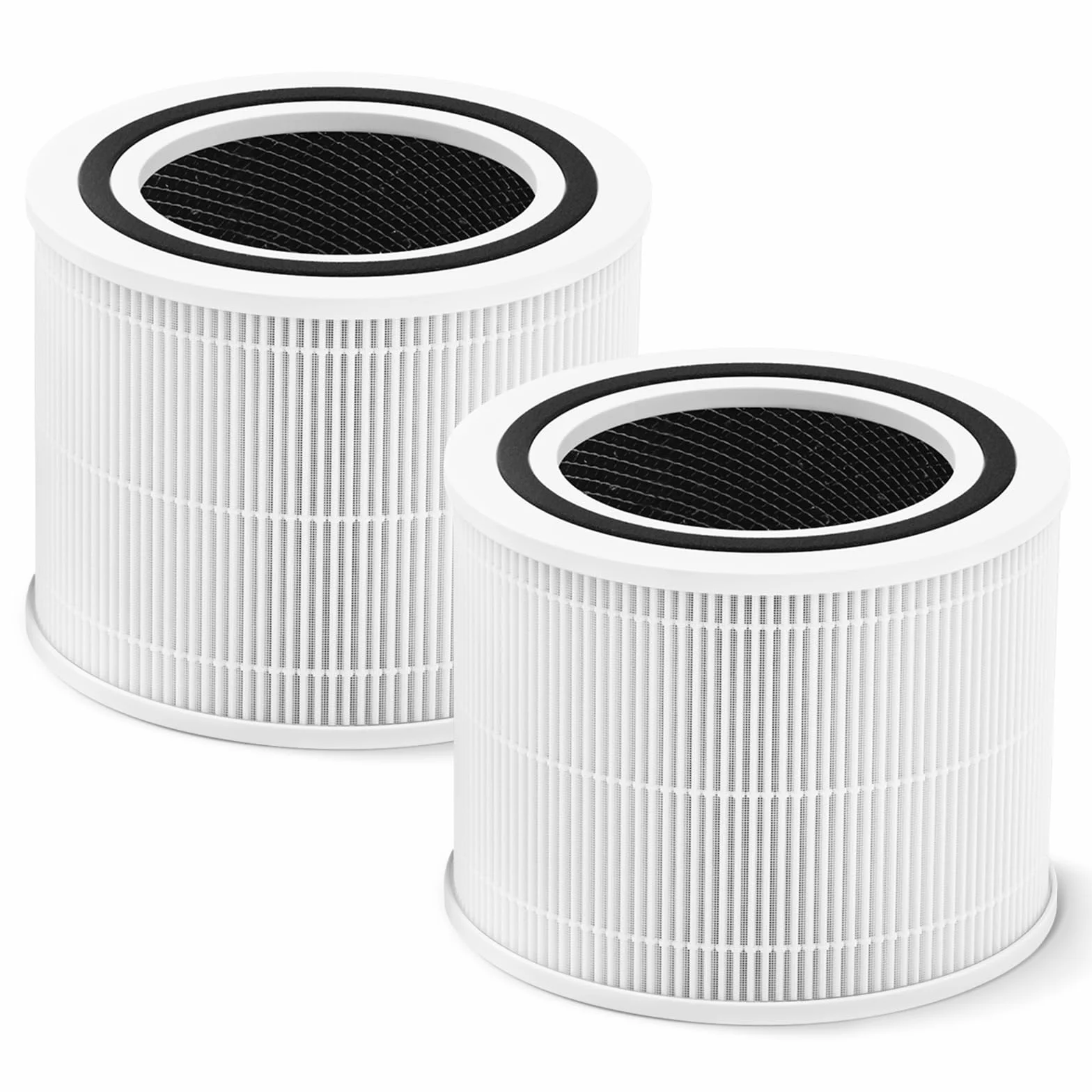 2 x wymienne filtry oczyszczacza powietrza do LEVOIT Core 300/Core 300S, filtr HEPA 3 w 1, filtr HEPA True-H13, filtr z węglem aktywnym i filtr wstępny o wysokiej wydajności, 3-stopniowa filtracja,