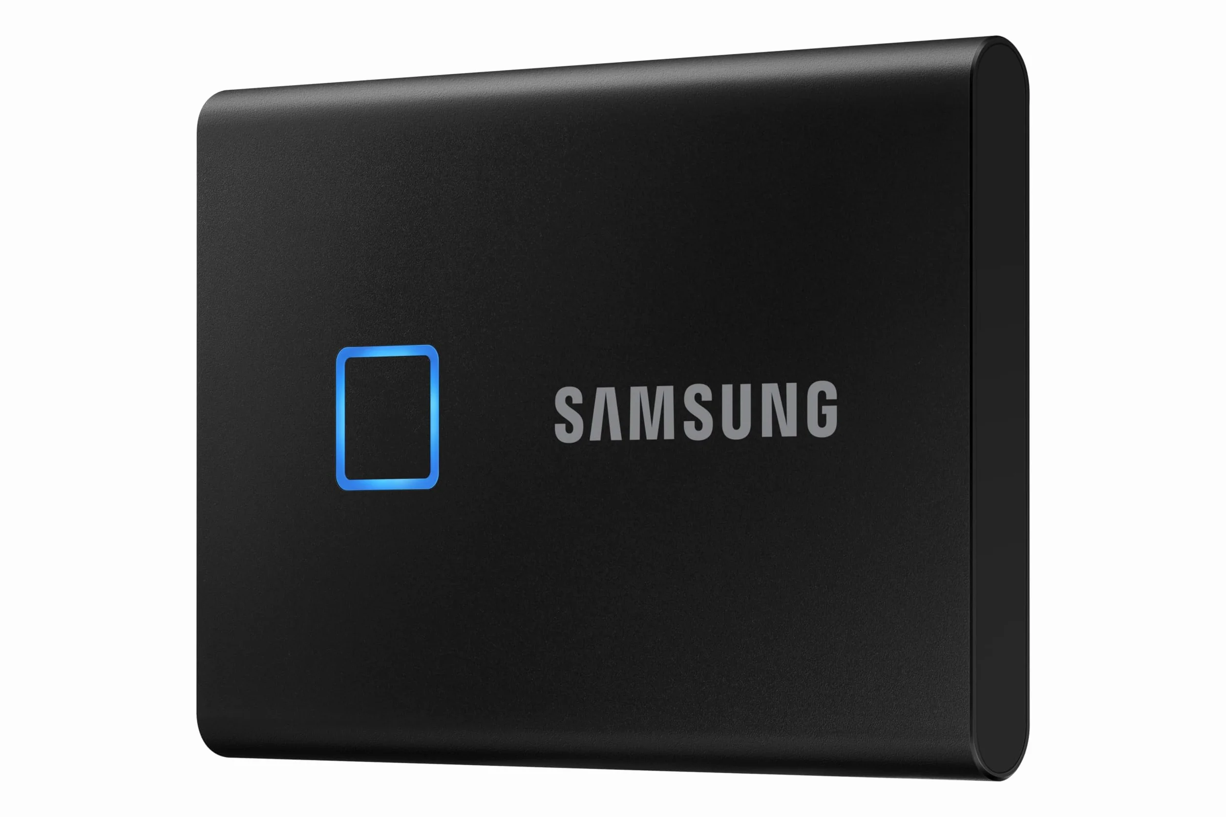 Samsung T7 Touch Portable SSD - 1 TB - USB 3.2 Gen.2 External SSD Metallic Black (MU-PC1T0K/WW)