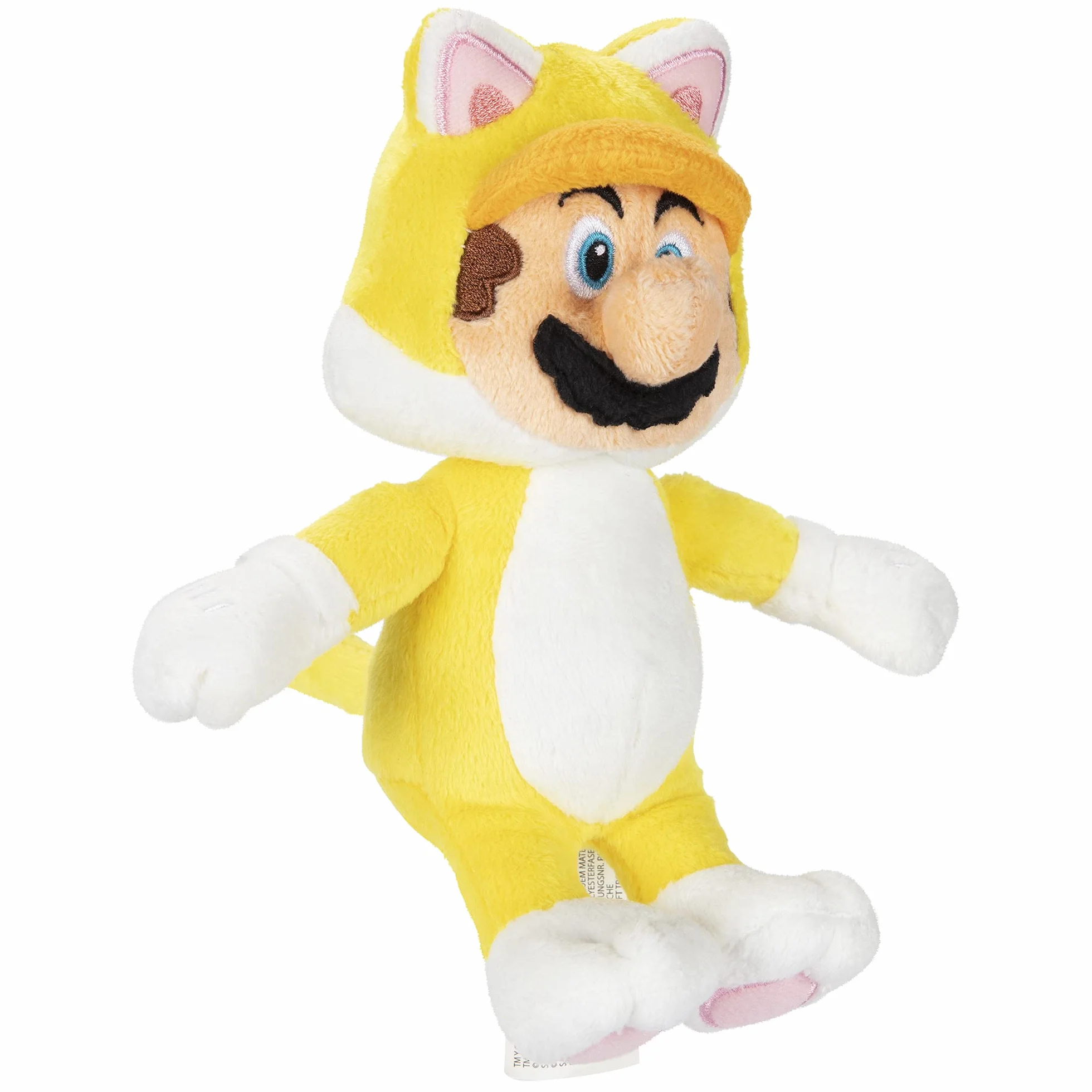 Nintendo Super Mario Plüsch Cat Mario, ca. 18 cm