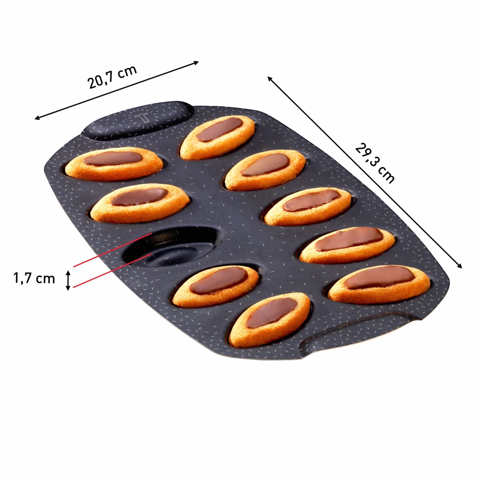 Tefal Perfectbake Forma do Ciasta, Aluminium, Marron Tabac, na 10 wypieków