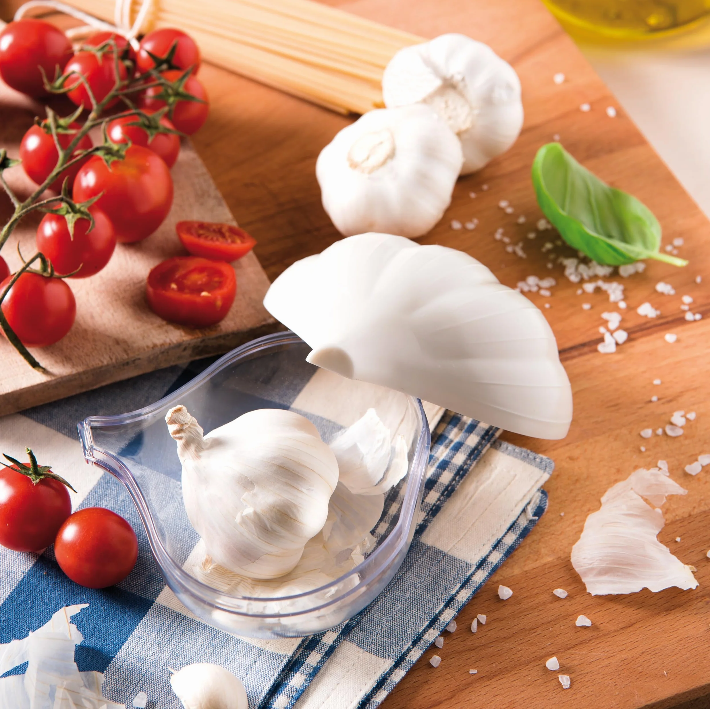 Pojemnik na czosnek Fresh Savers Snips, wielokolorowy, 1 sztuka
