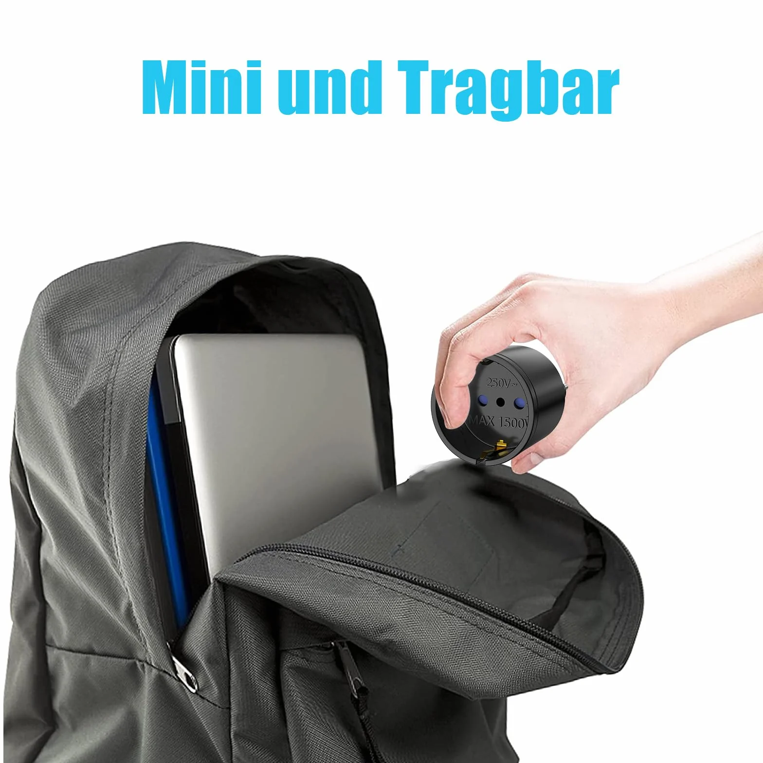 Adapter podróżny, 3-pak Adapter wtyczki podróżnej z DE na IT 2-pinowa wtyczka europejska do 3-pinowej wtyczki włoskiej typu L Adapter Schuko z UE do Włoch Chile Czarny