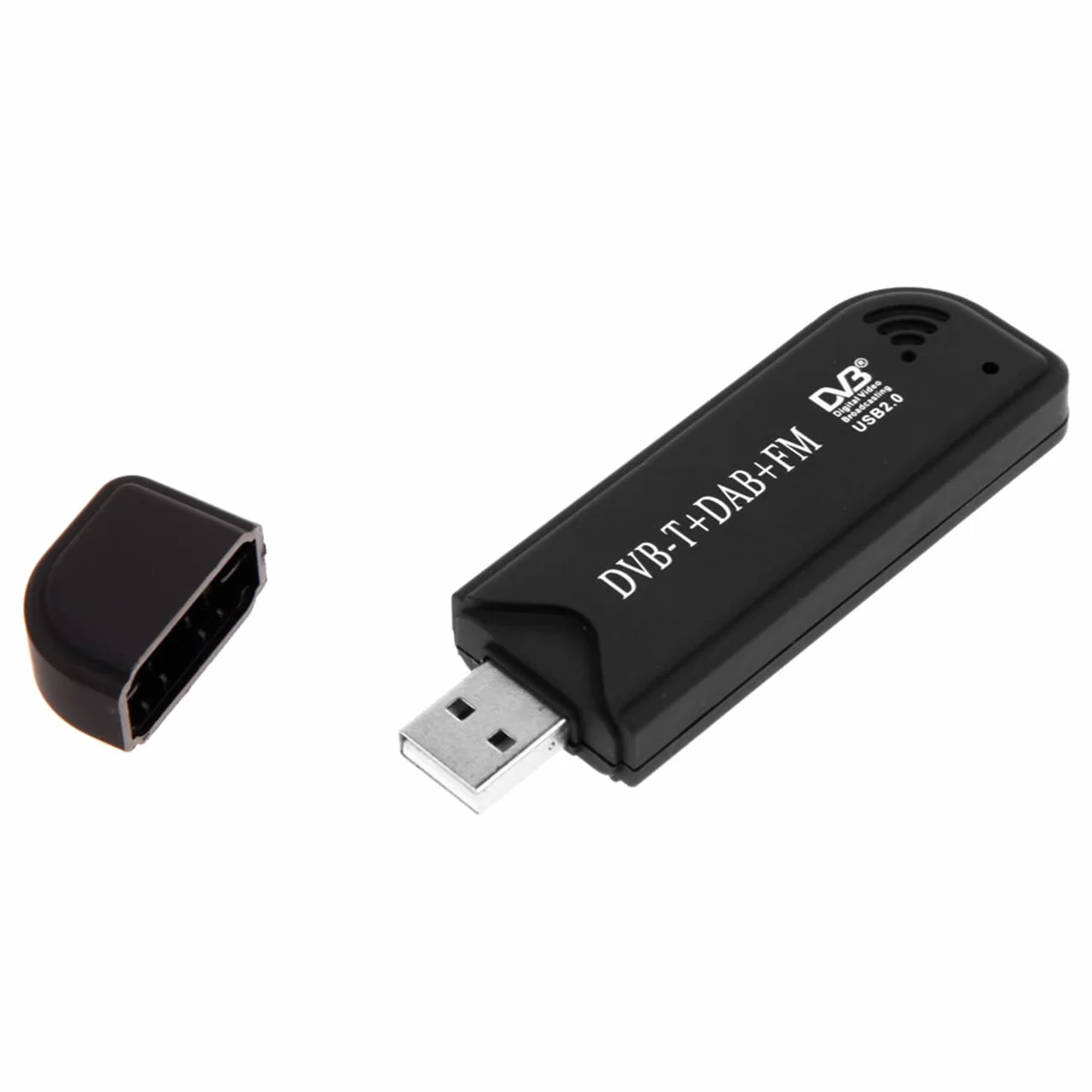 Pilot na podczerwień cyfrowy satelitarny USB TV Stick DAB FM DVB-T RTL2832 FC0012 SDR RTL-SDR klucz sprzętowy odbiornik tunera telewizji cyfrowej