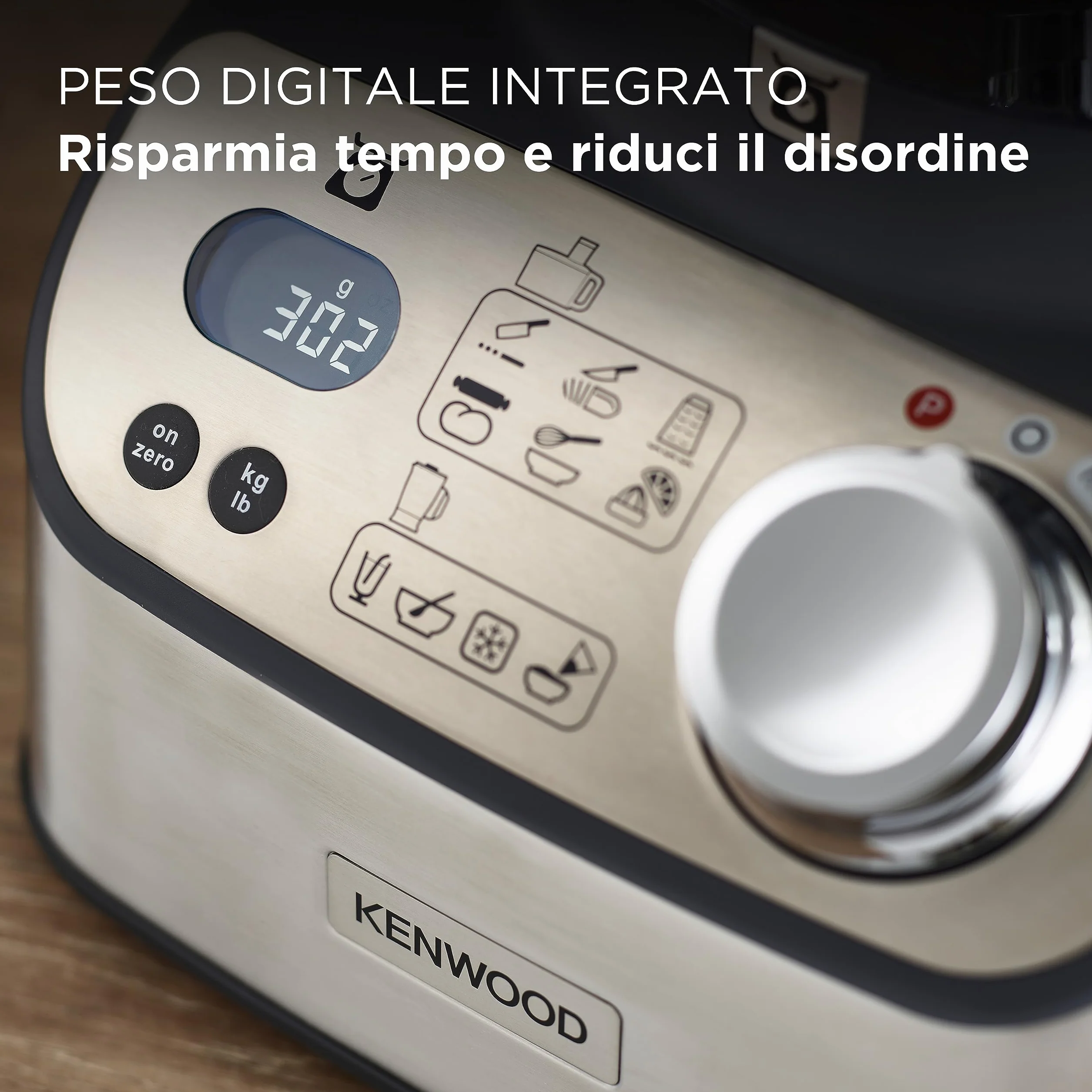 Kenwood FDM71.450SS Robot Kuchenny MultiPro Express Weigh, Srebrny