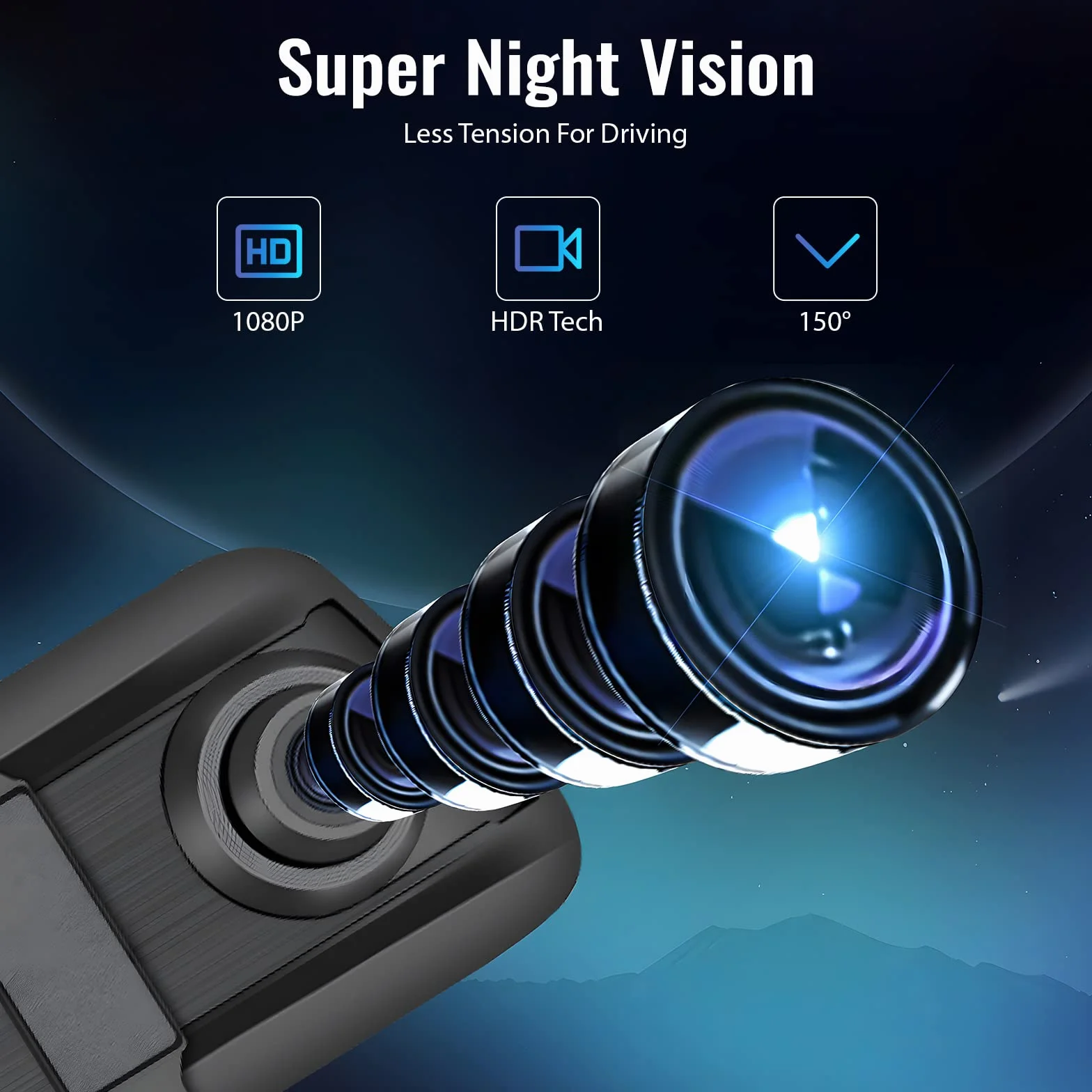 Kamera samochodowa 1080P HD Dashcam z ekranem dotykowym 9.66, przednie i tylne lusterko, G-sensor, nagrywanie w pętli, monitor parkowania 24H, przewodnik parkowania, noktowizor, wodoodporny